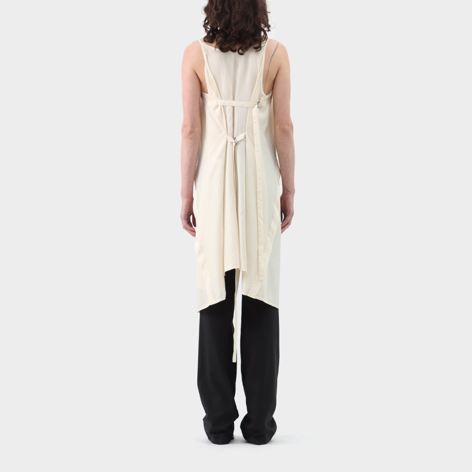 Ann Demeulemeester Layered Silk Dress
