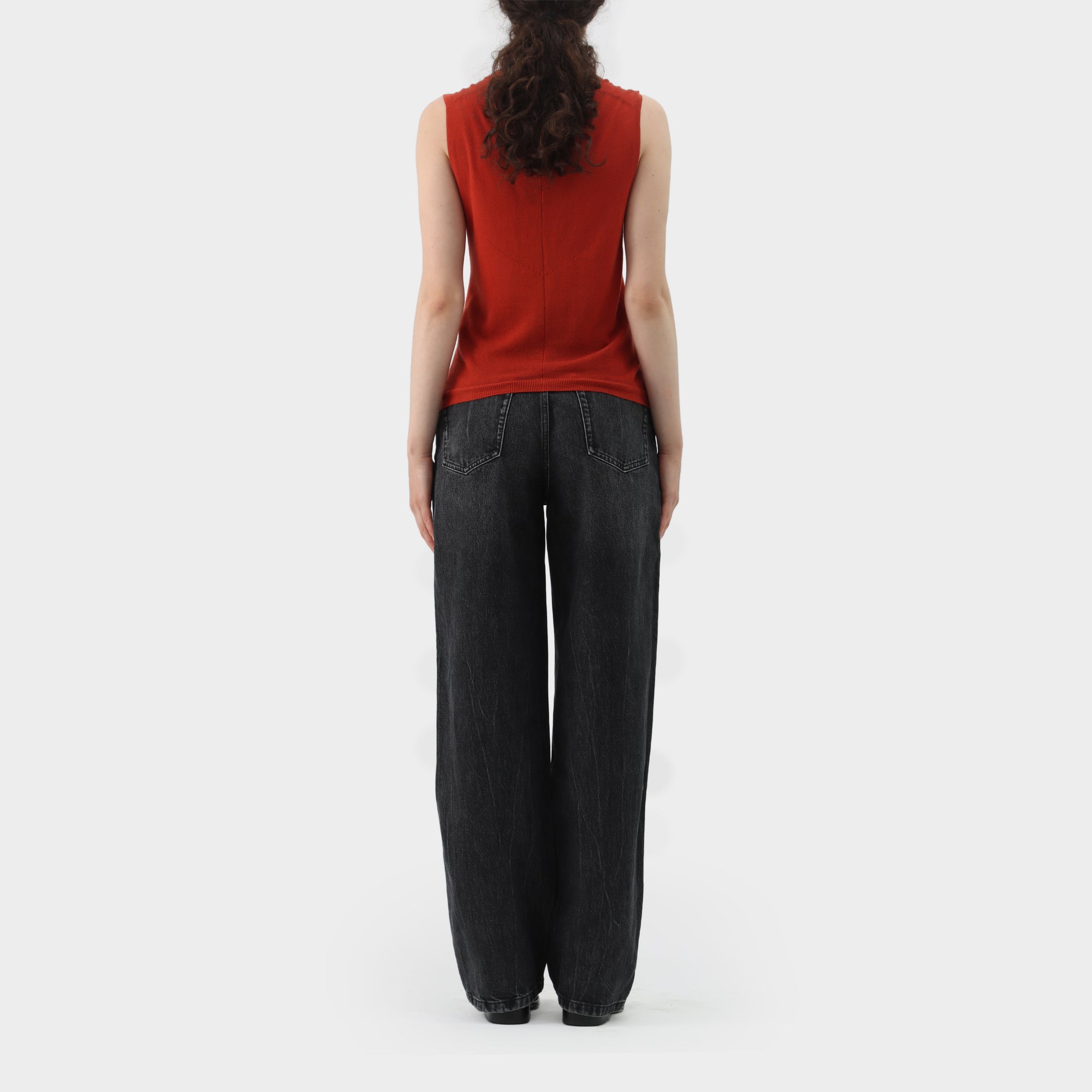 Ann Demeulemeester Cotton / Cashmere Button Up Vest