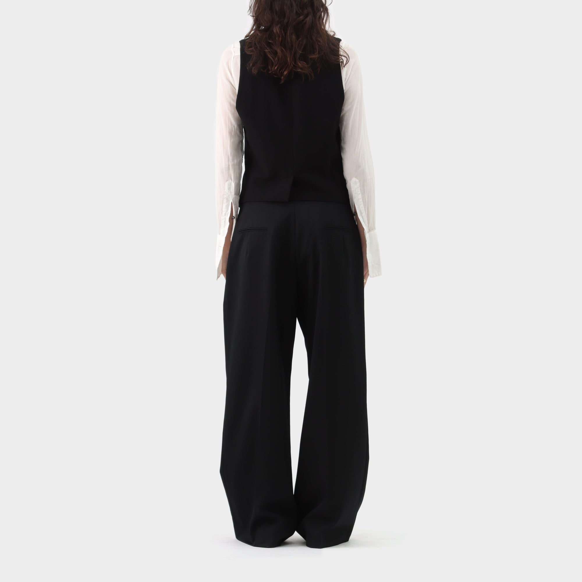 Ann Demeulemeester Wool Panelled Vest and Blazer