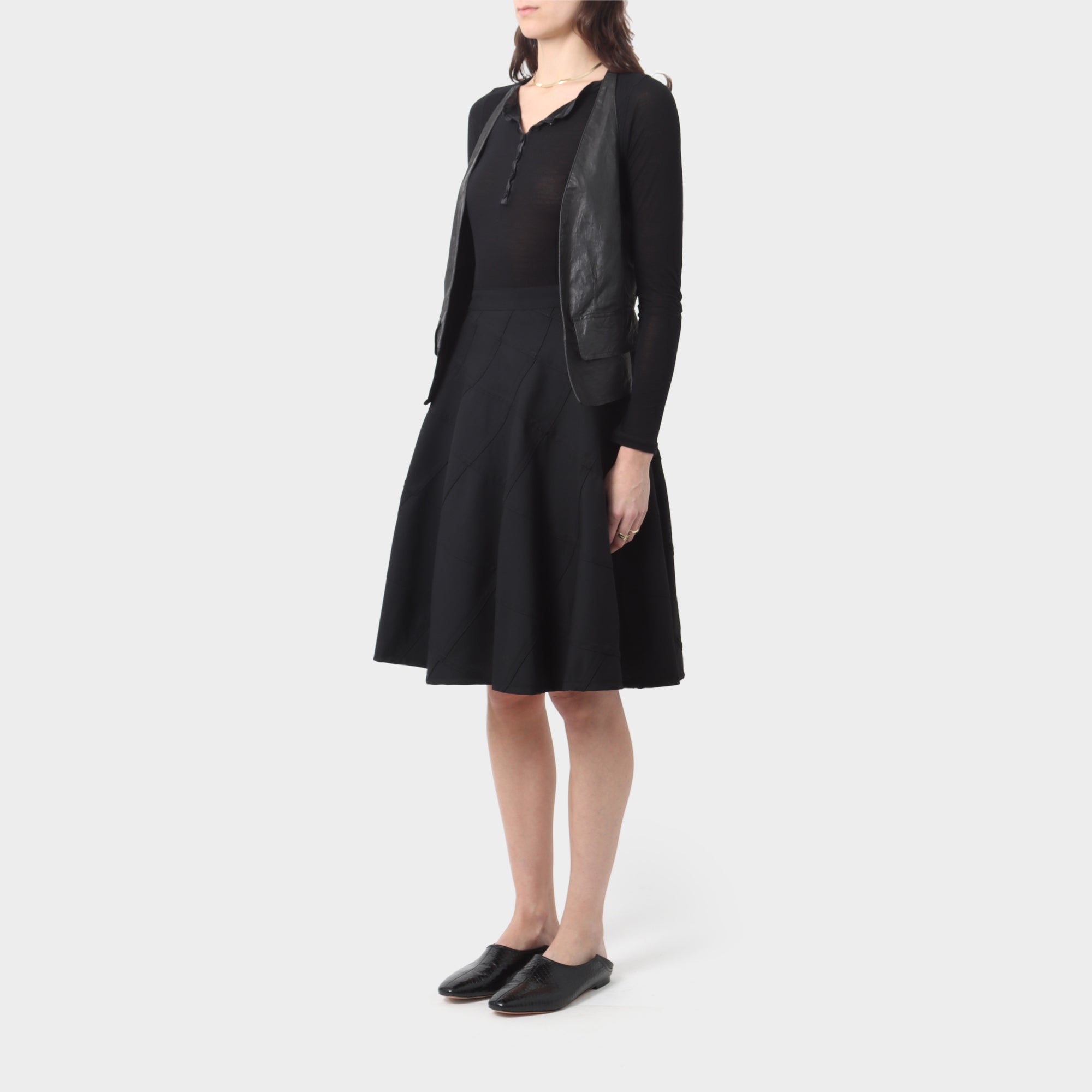 Ann Demeulemeester leather vest