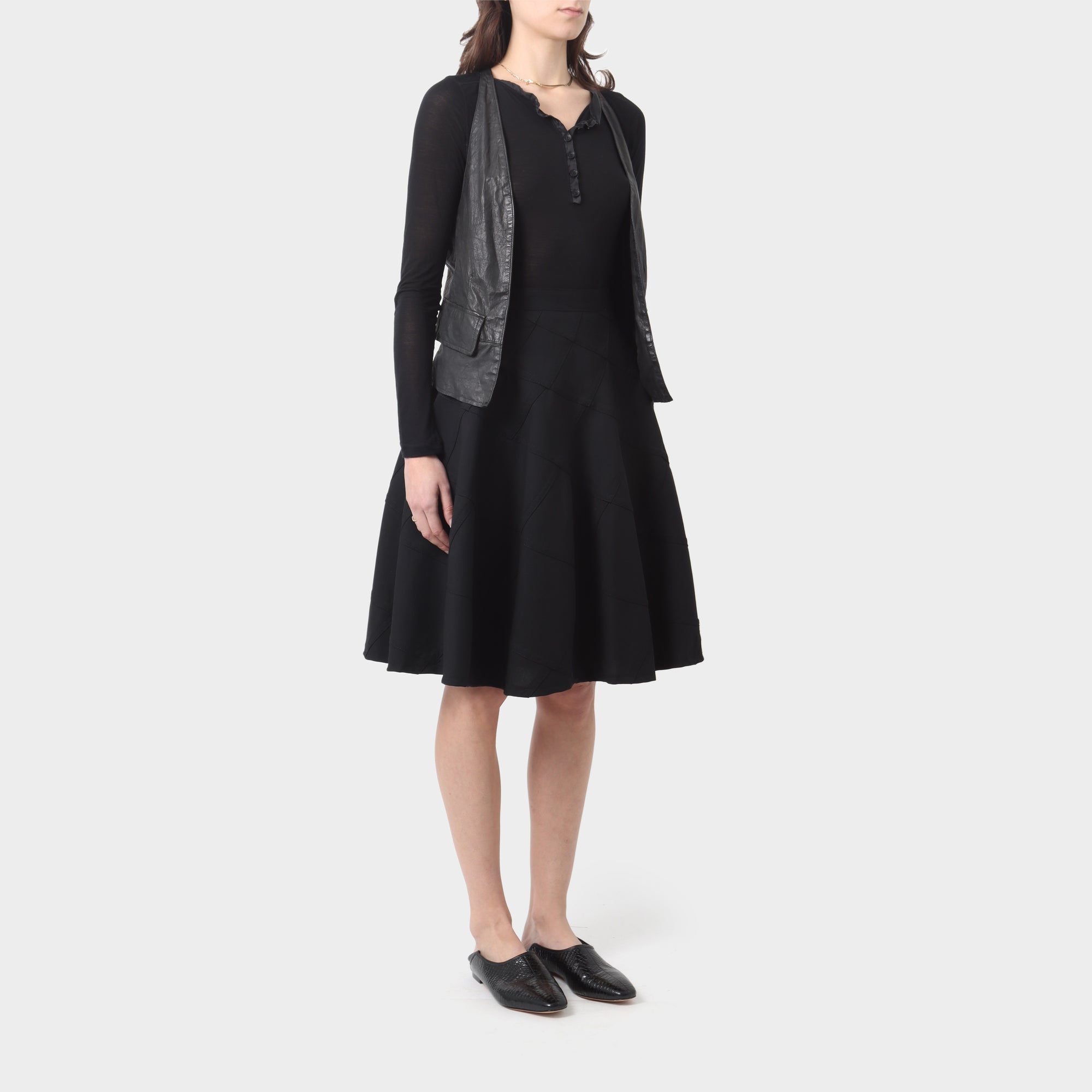 Ann Demeulemeester leather vest