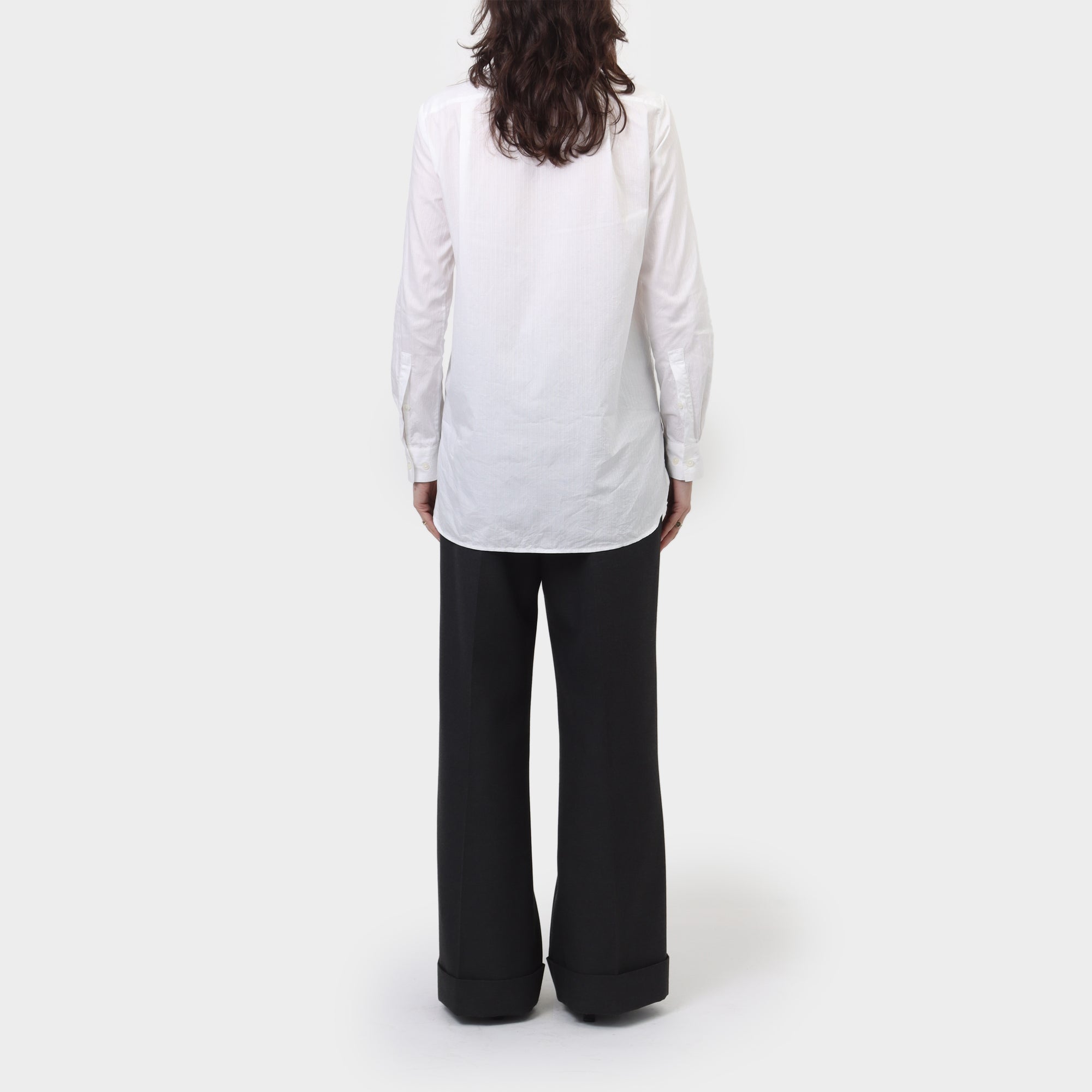 Ann Demeulemeester Wrap Collar Button Up
