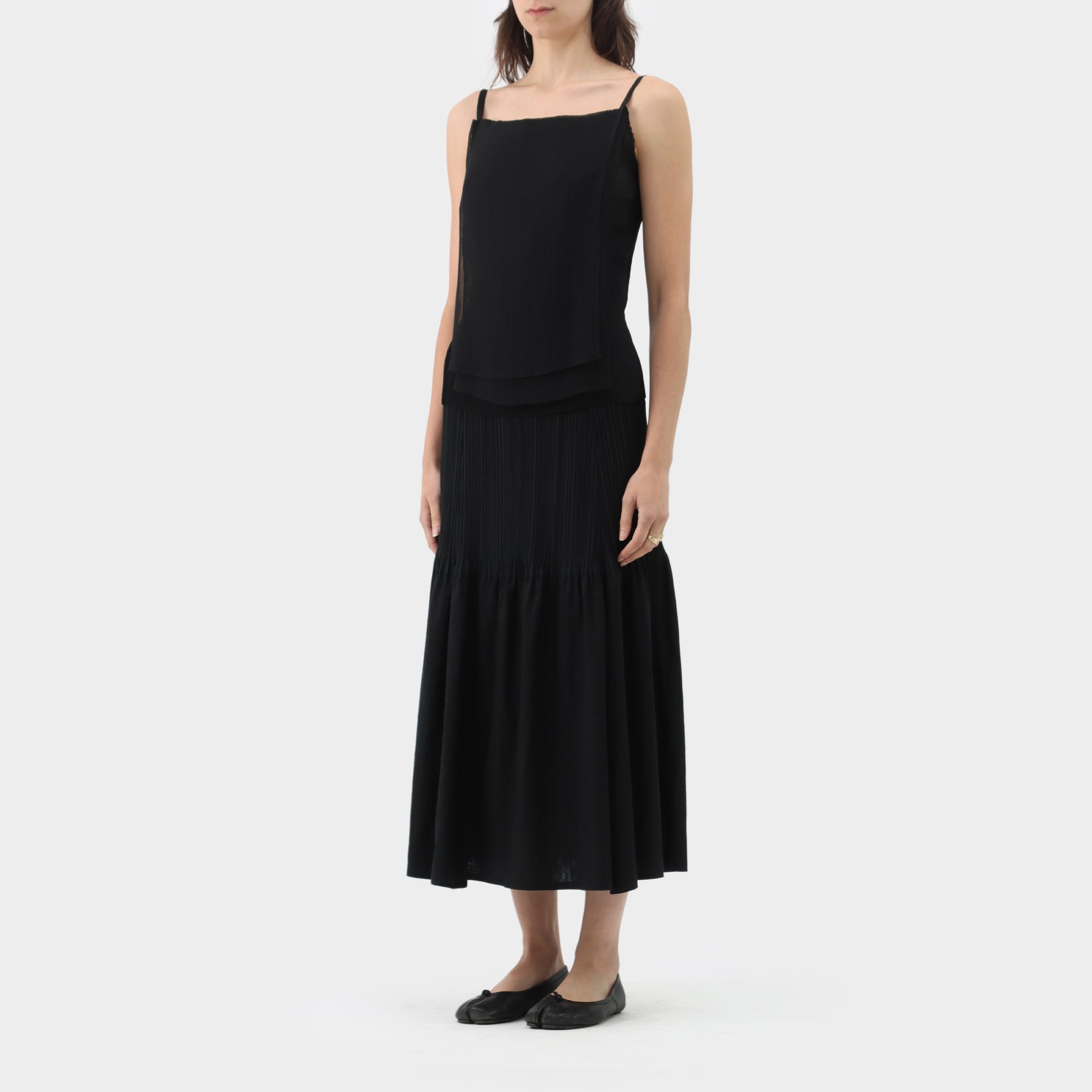 Issey Miyake White Label Pleated Top