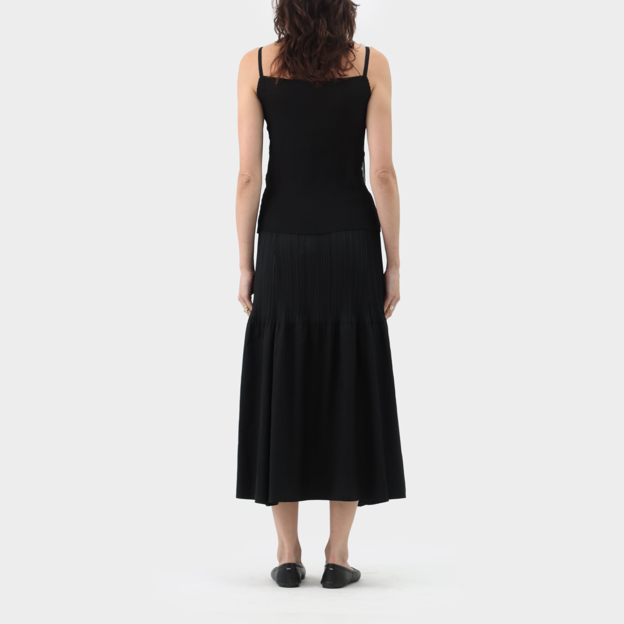 Issey Miyake White Label Pleated Top