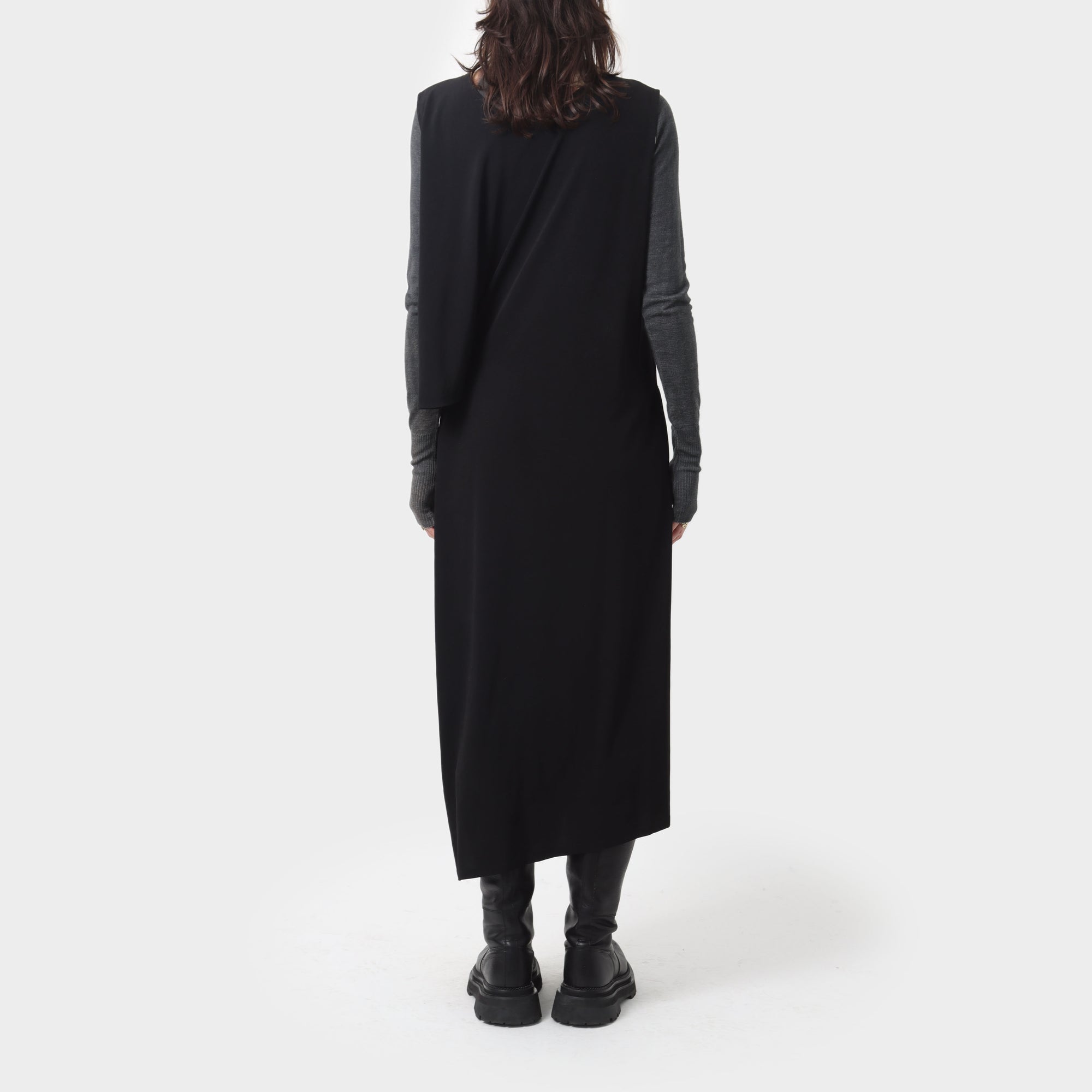 Michiko by Y's Yohji Yamamoto Side Cut Tank Dress