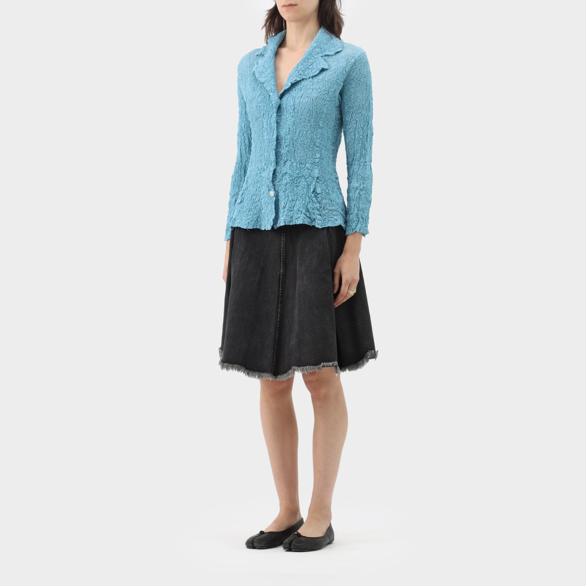 Issey Miyake Me Cauliflower Pleated Jacket