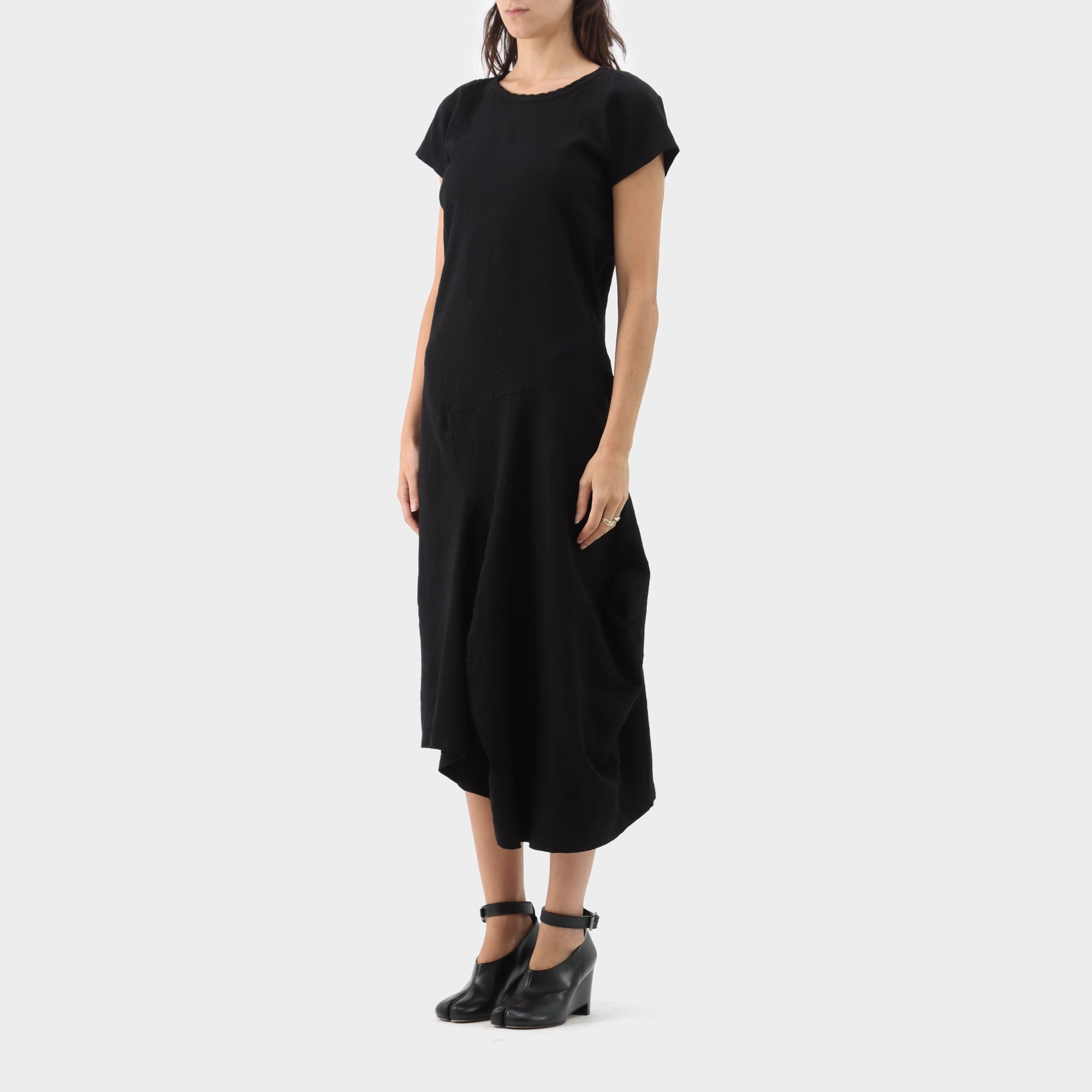 Comme des Garçons Wool Asymmetrical Dress