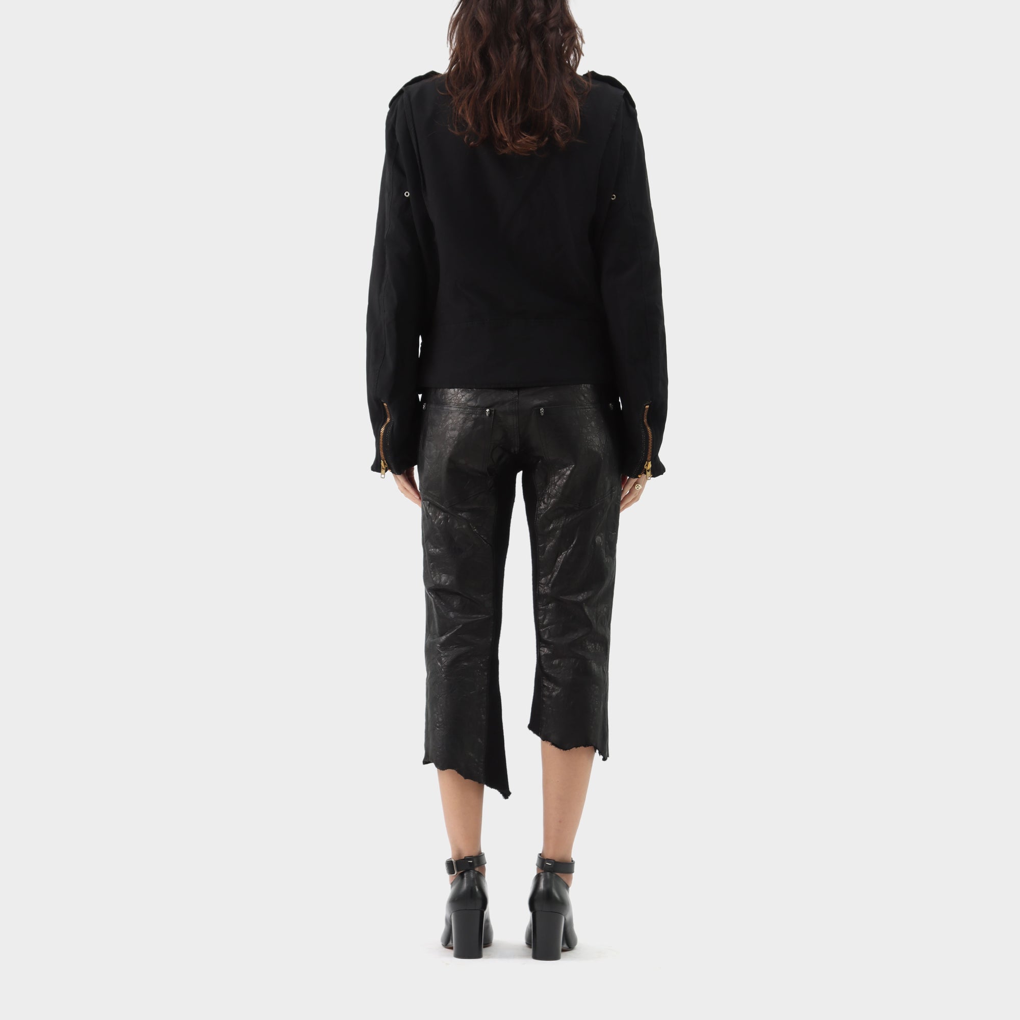 Comme des Garçons BLACK Contrast Stitch Biker Jacket