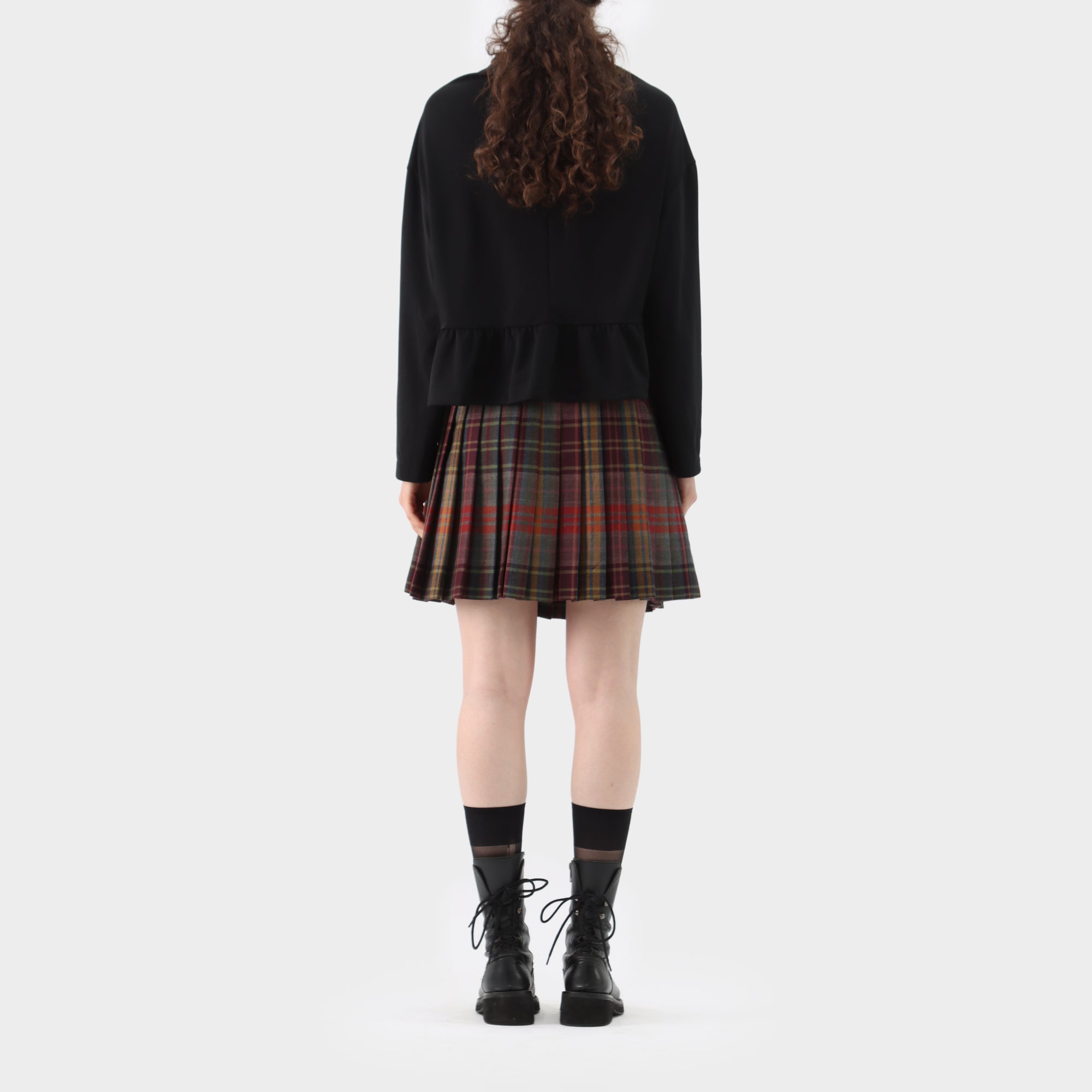 Comme des Garçons Peplum Long Sleeve Top