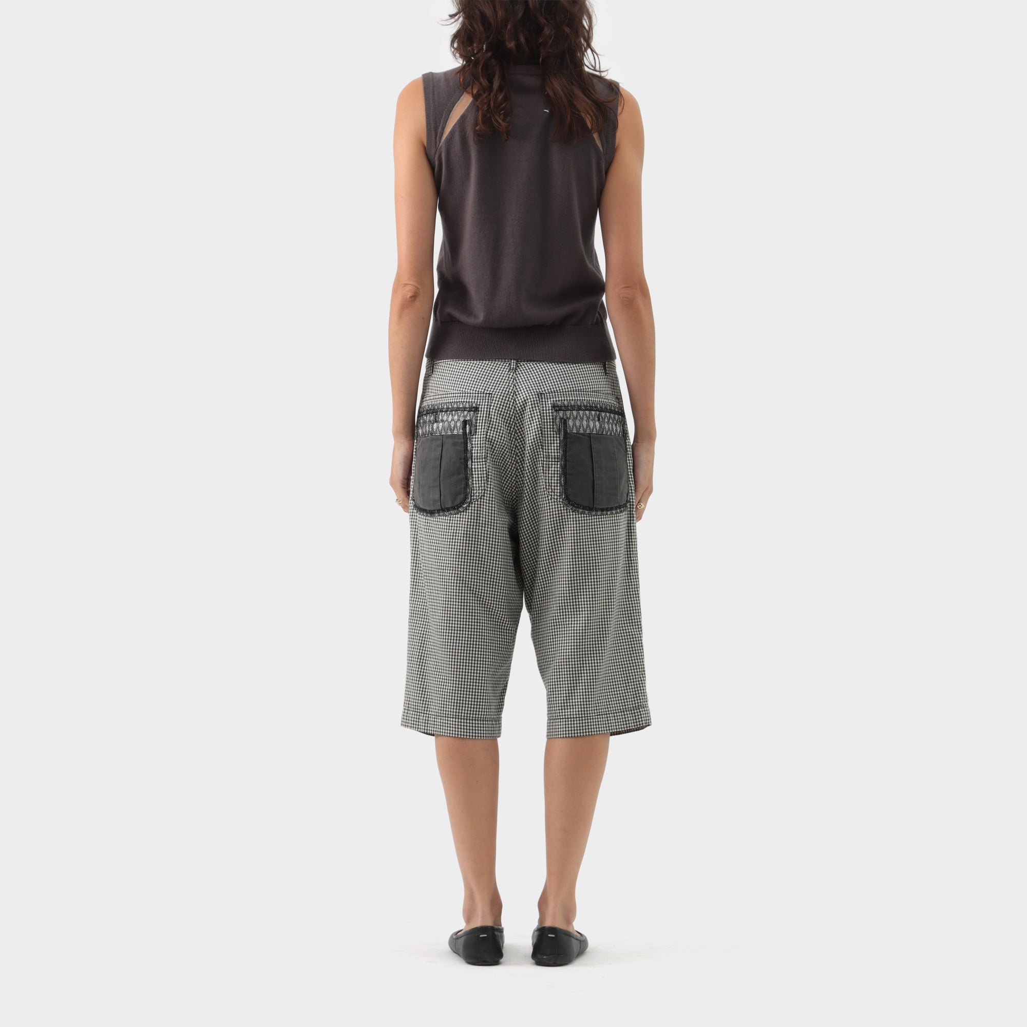 Comme des Garçons Homme Plus Checkered Long Shorts