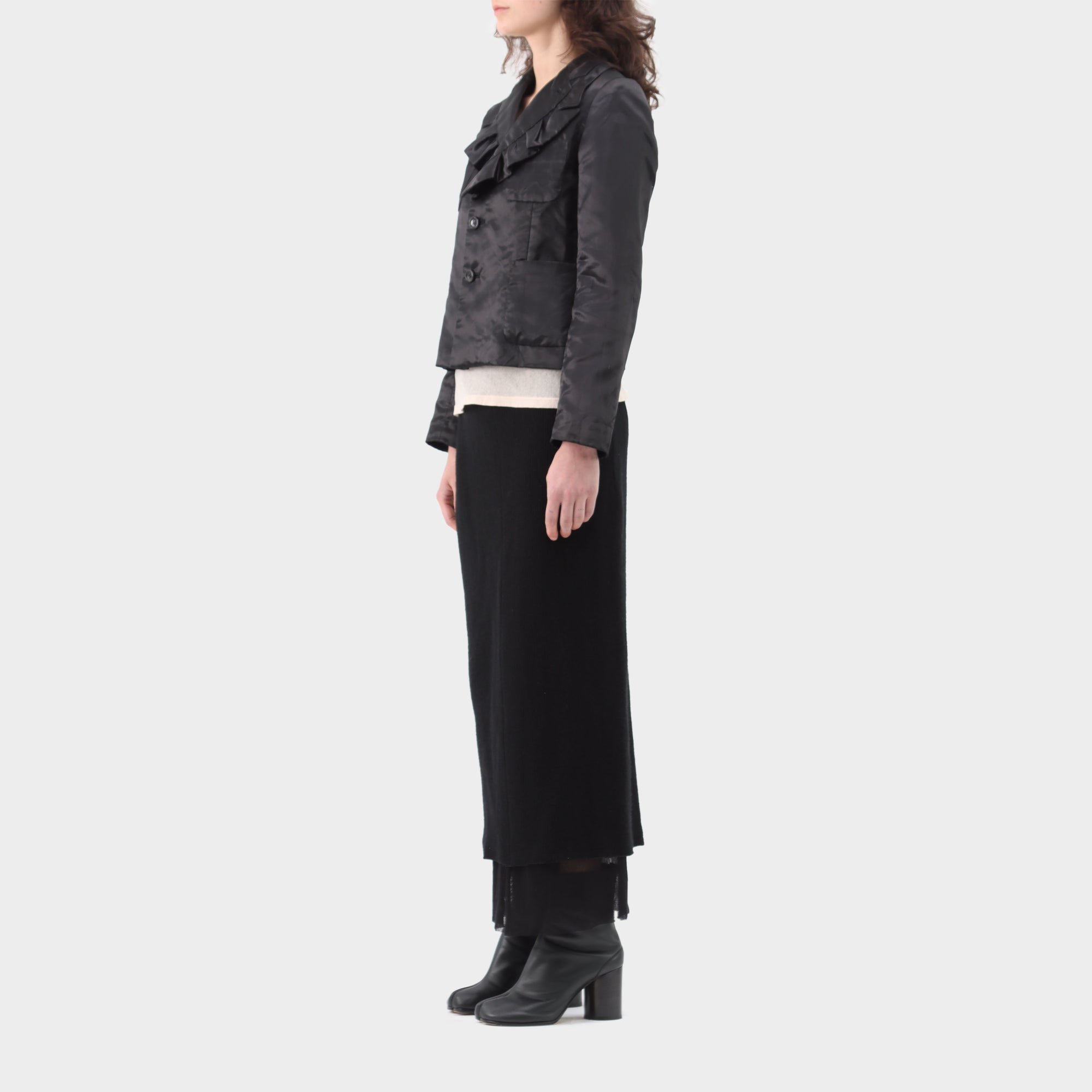 Comme Des Garçons Girl Ruffle Collar Jacket