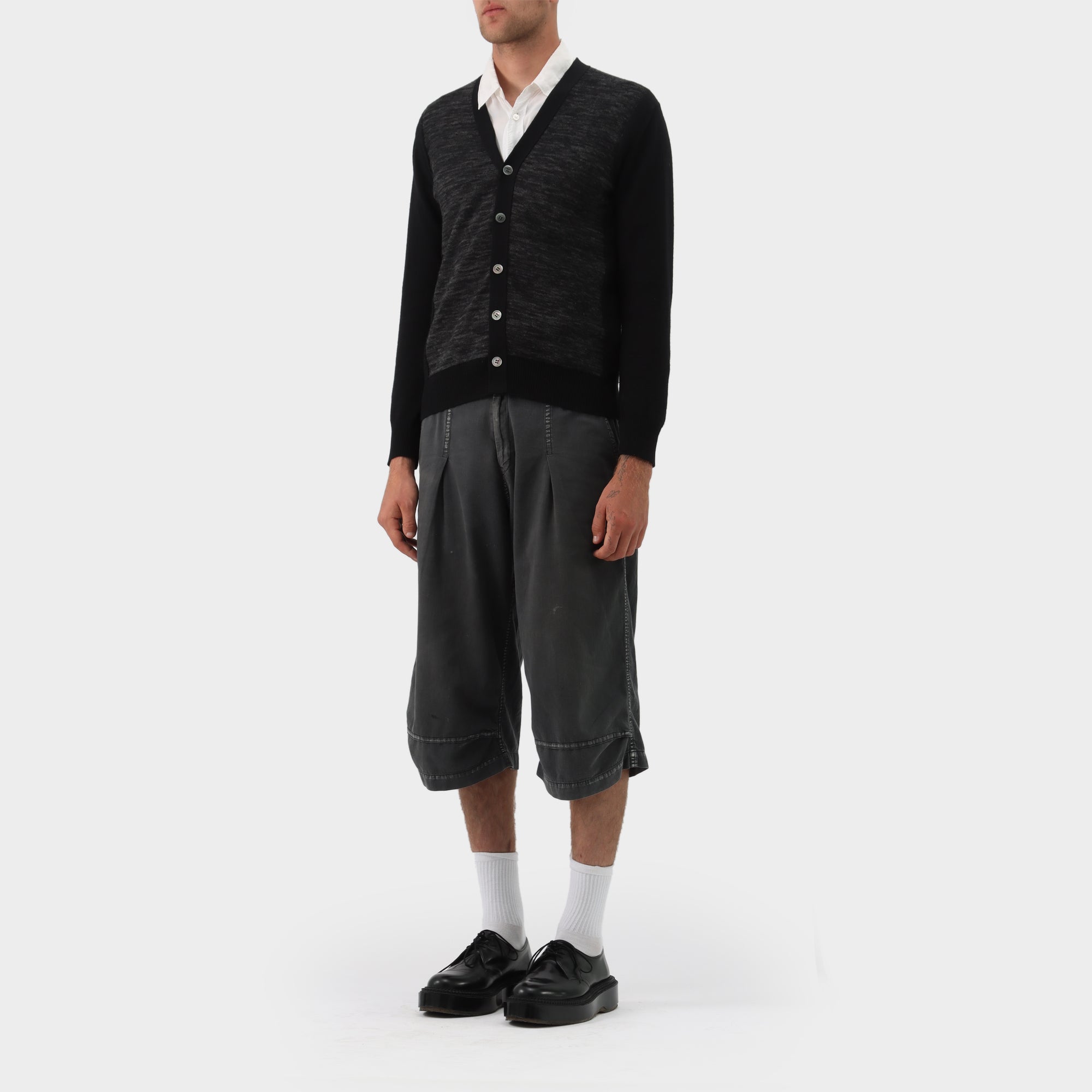 Comme des Garçons Homme Two Tone Cardigan