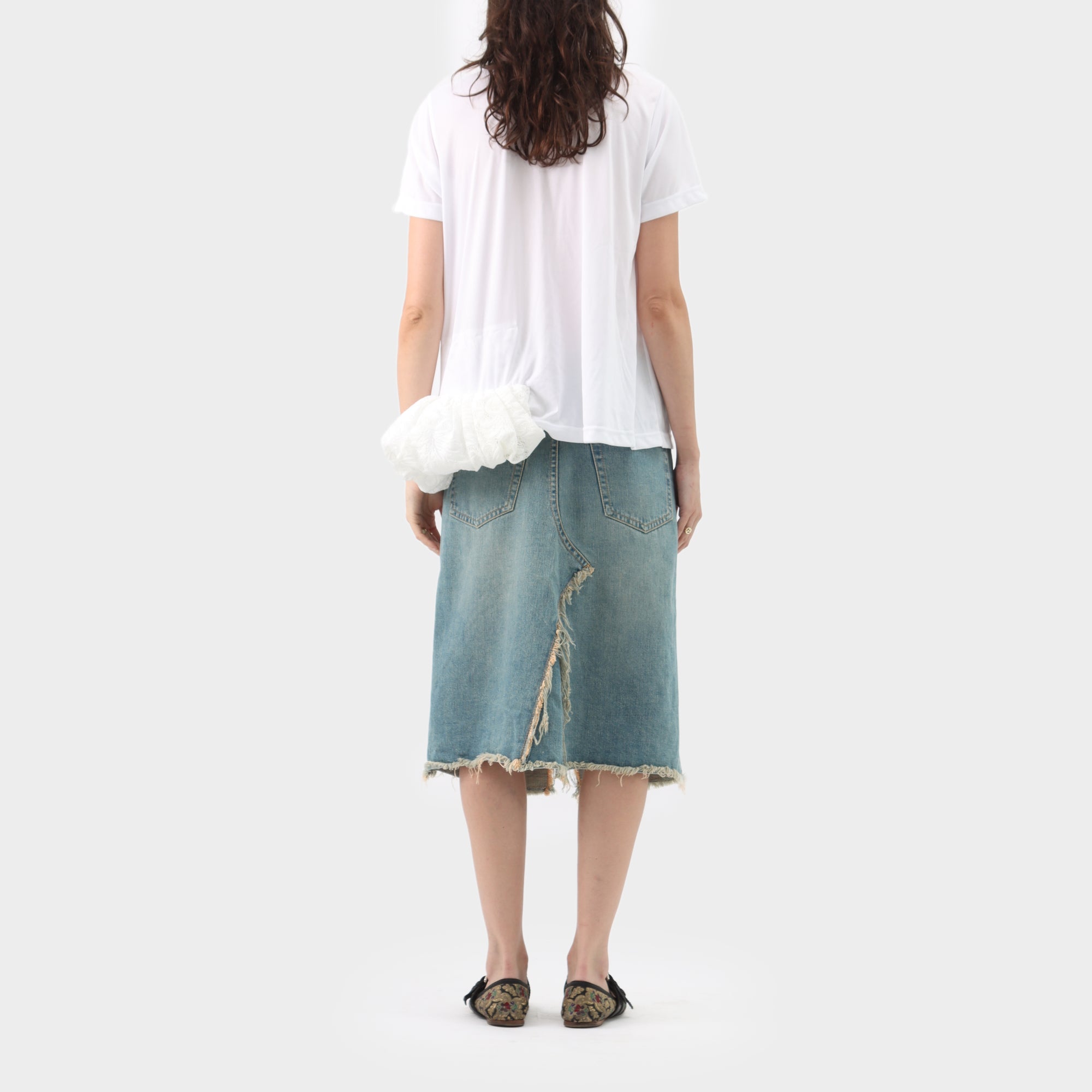 Comme des Garçons Puff Lace Hem Shirt