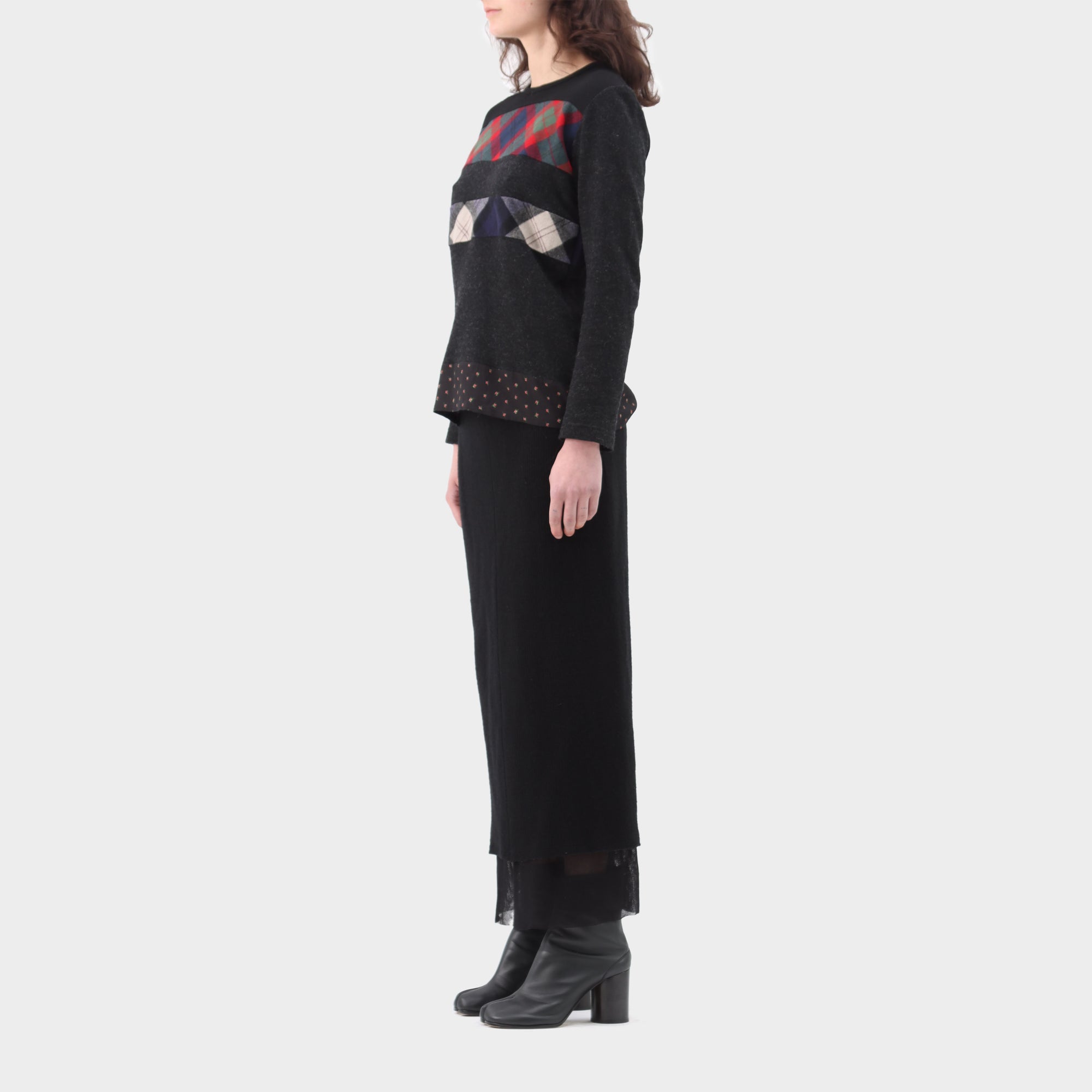 Junya Watanabe Wool Jersey Panelled Top