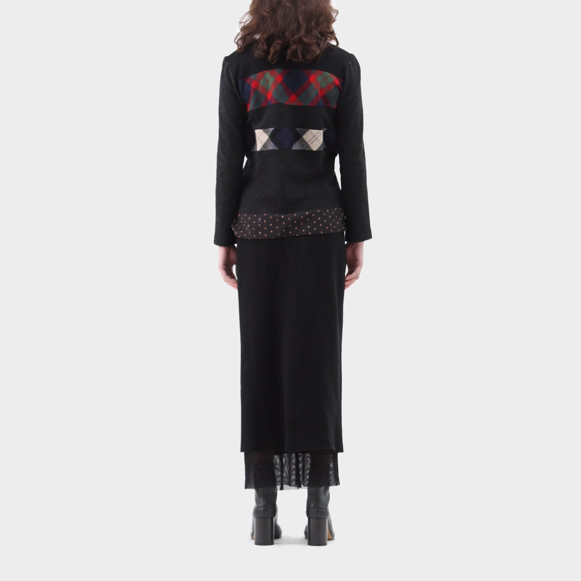 Junya Watanabe Wool Jersey Panelled Top