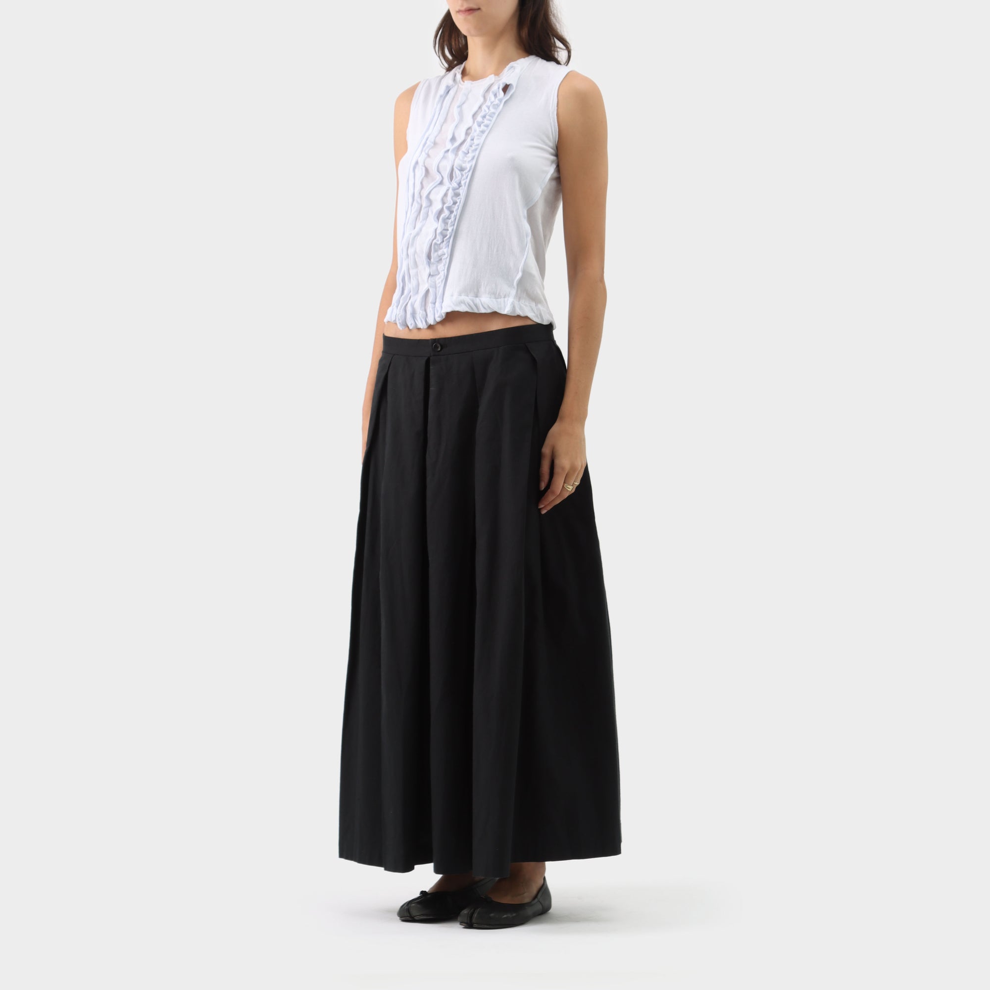 Comme des Garçons Pleated Maxi Skirt