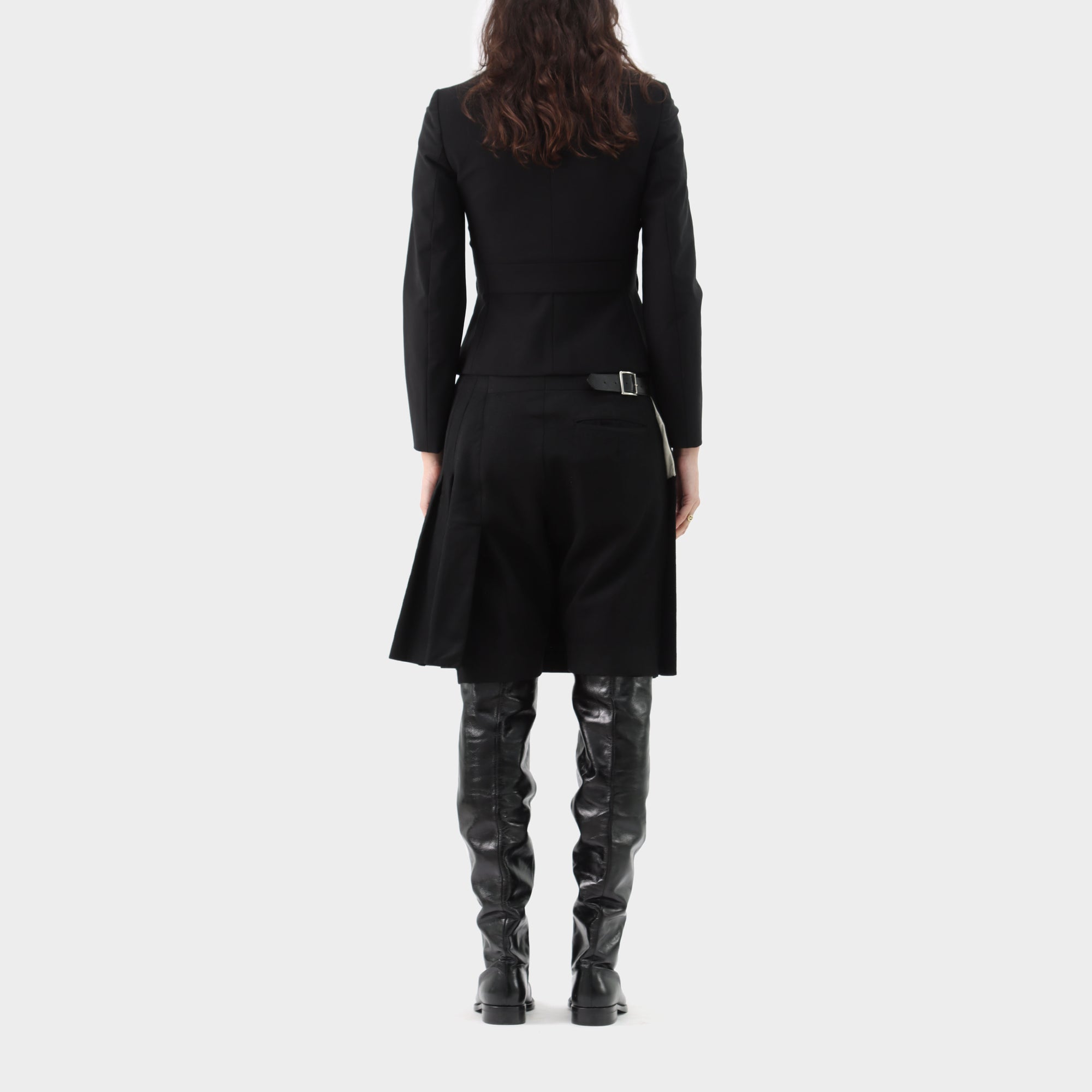 Comme des Garçons Homme Plus 'Time for Magic' Wool Pleated Wrap Shorts