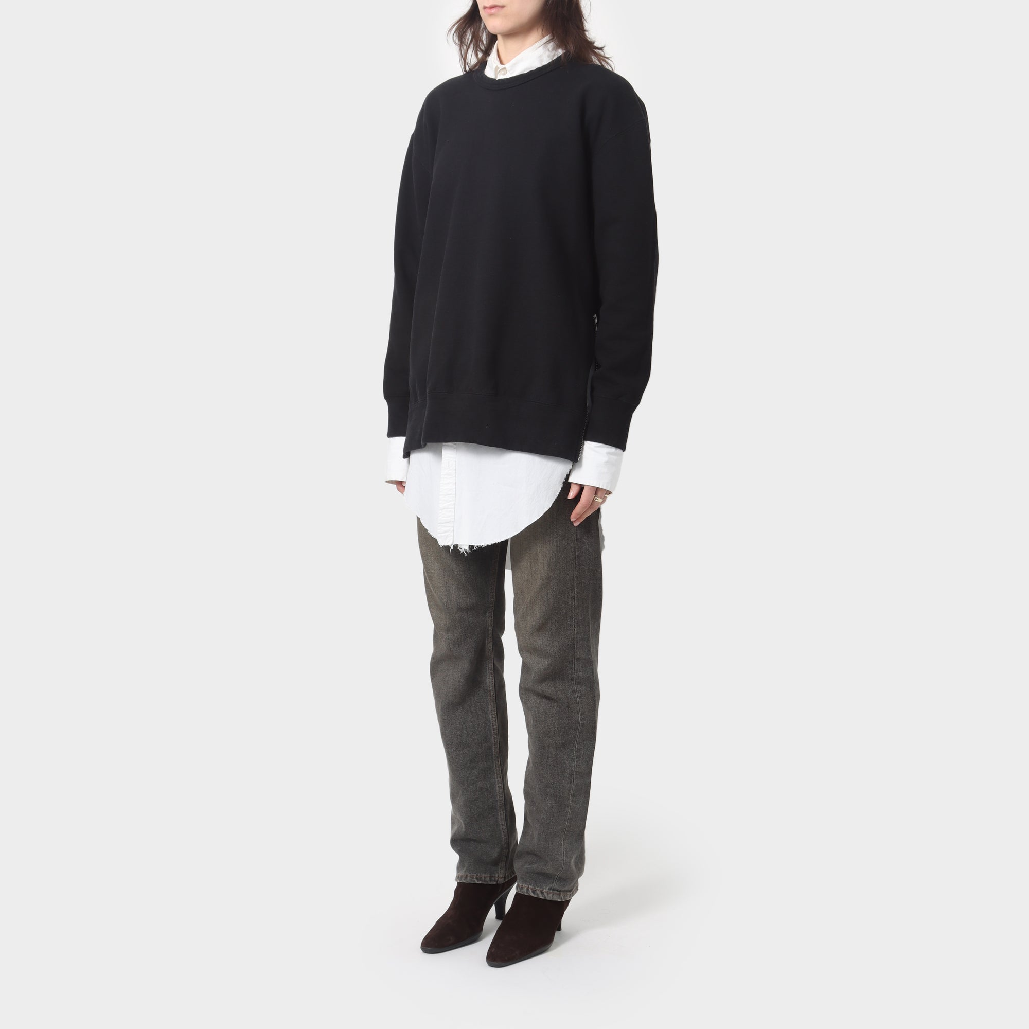 Comme des Garçons Comme des Garçons Jersey Zipped Sweater