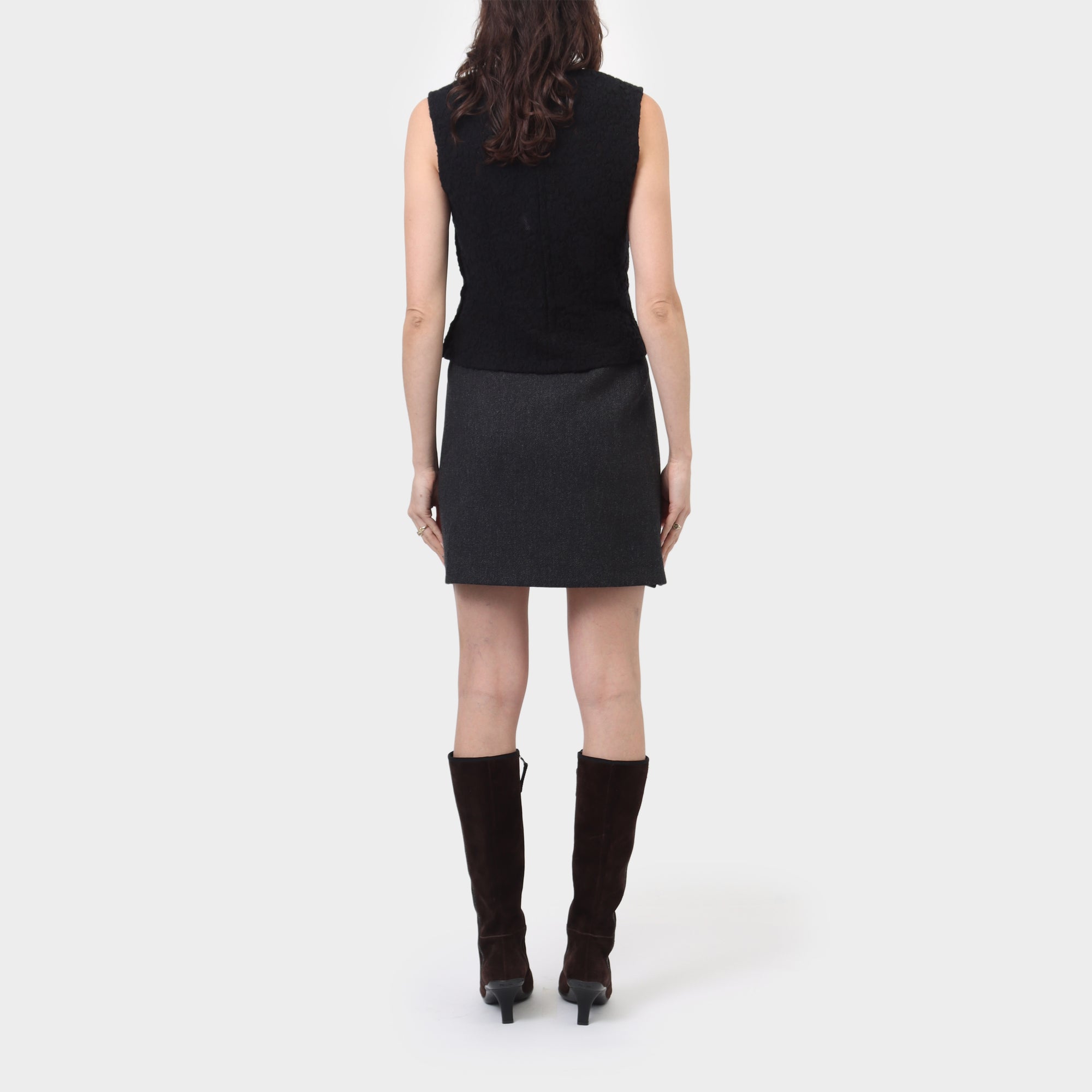 Comme des Garçons Floral Wool Lace Tank