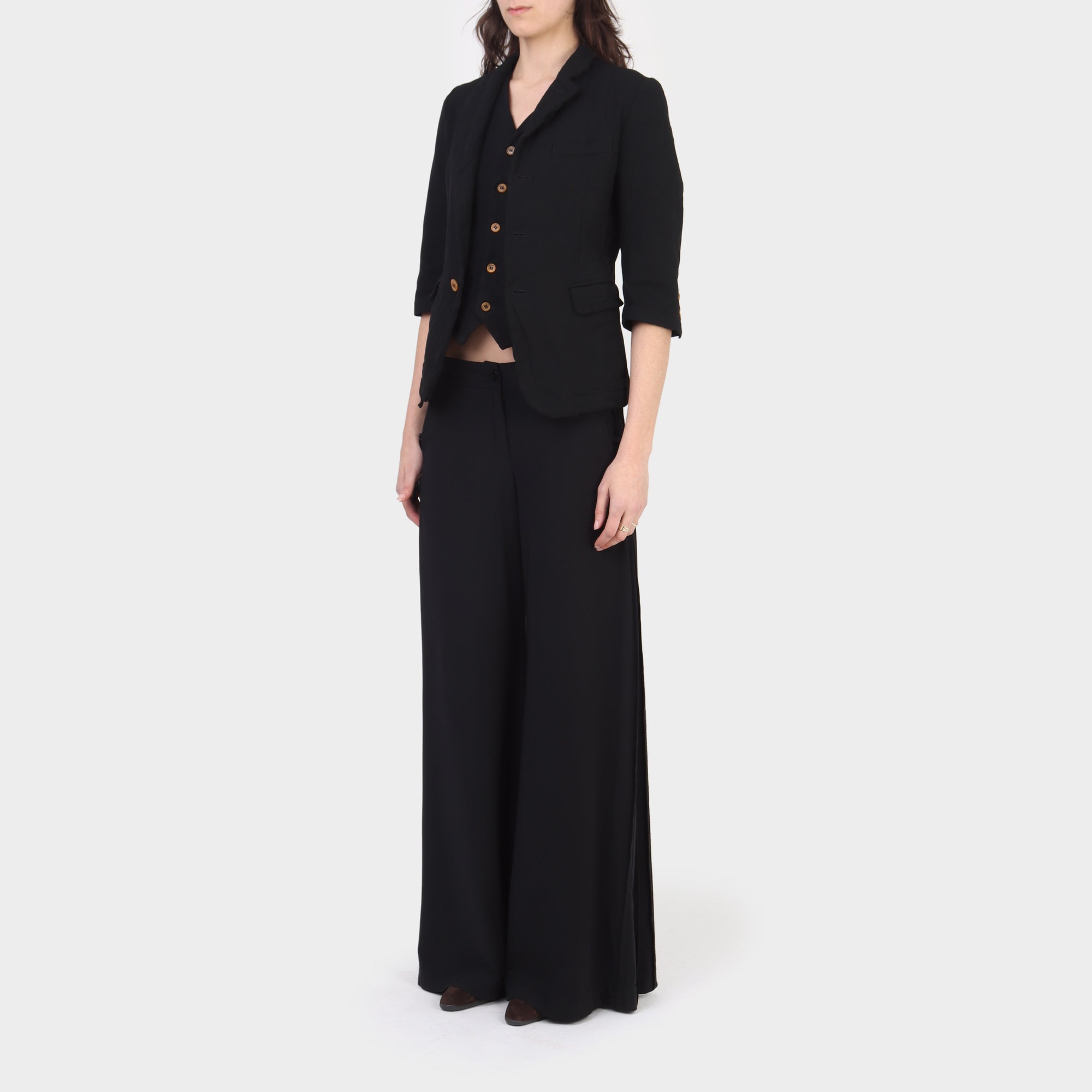 Comme des Garçons 3/4 Sleeve Jacket with Waistcoat