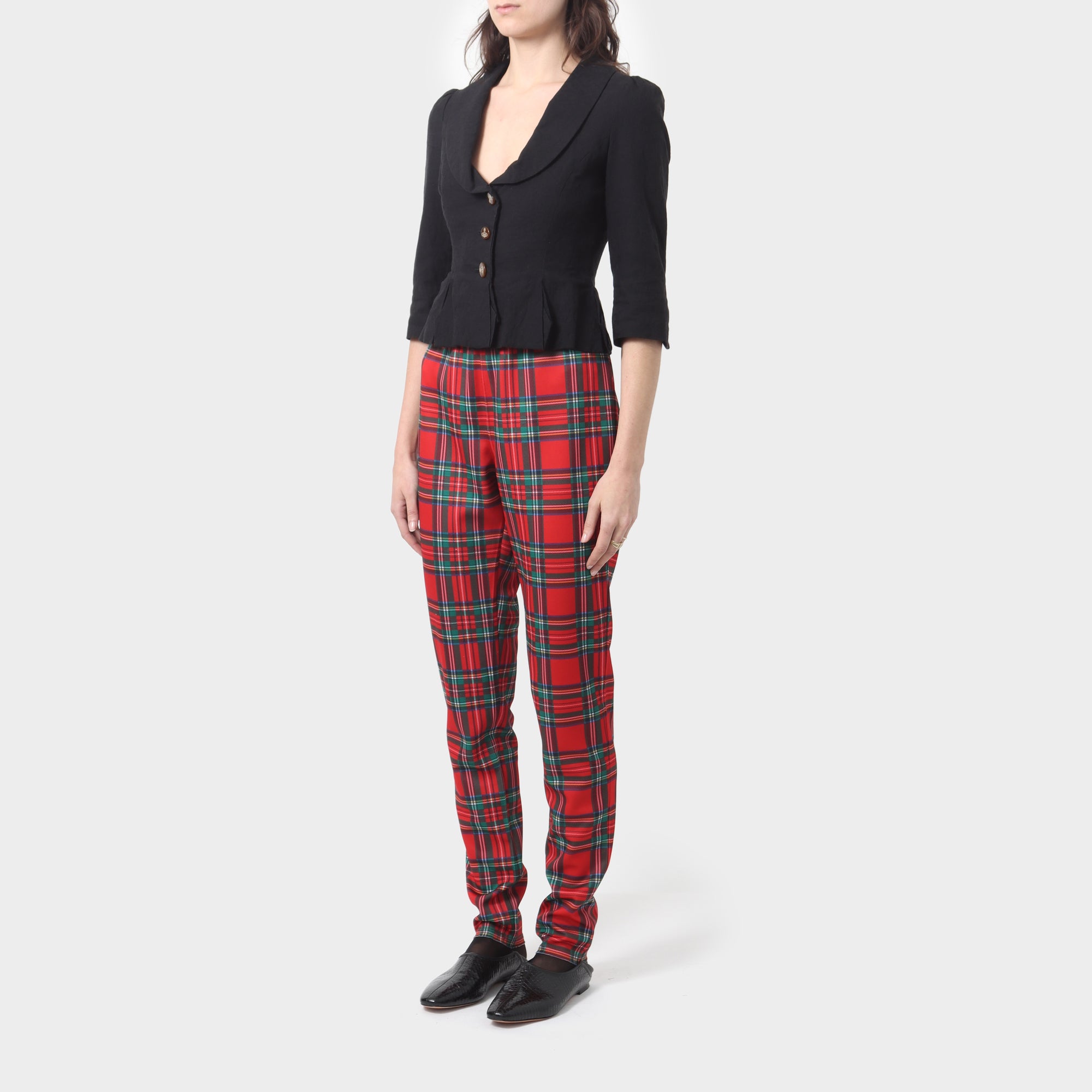 Comme des Garçons Tartan Leggings