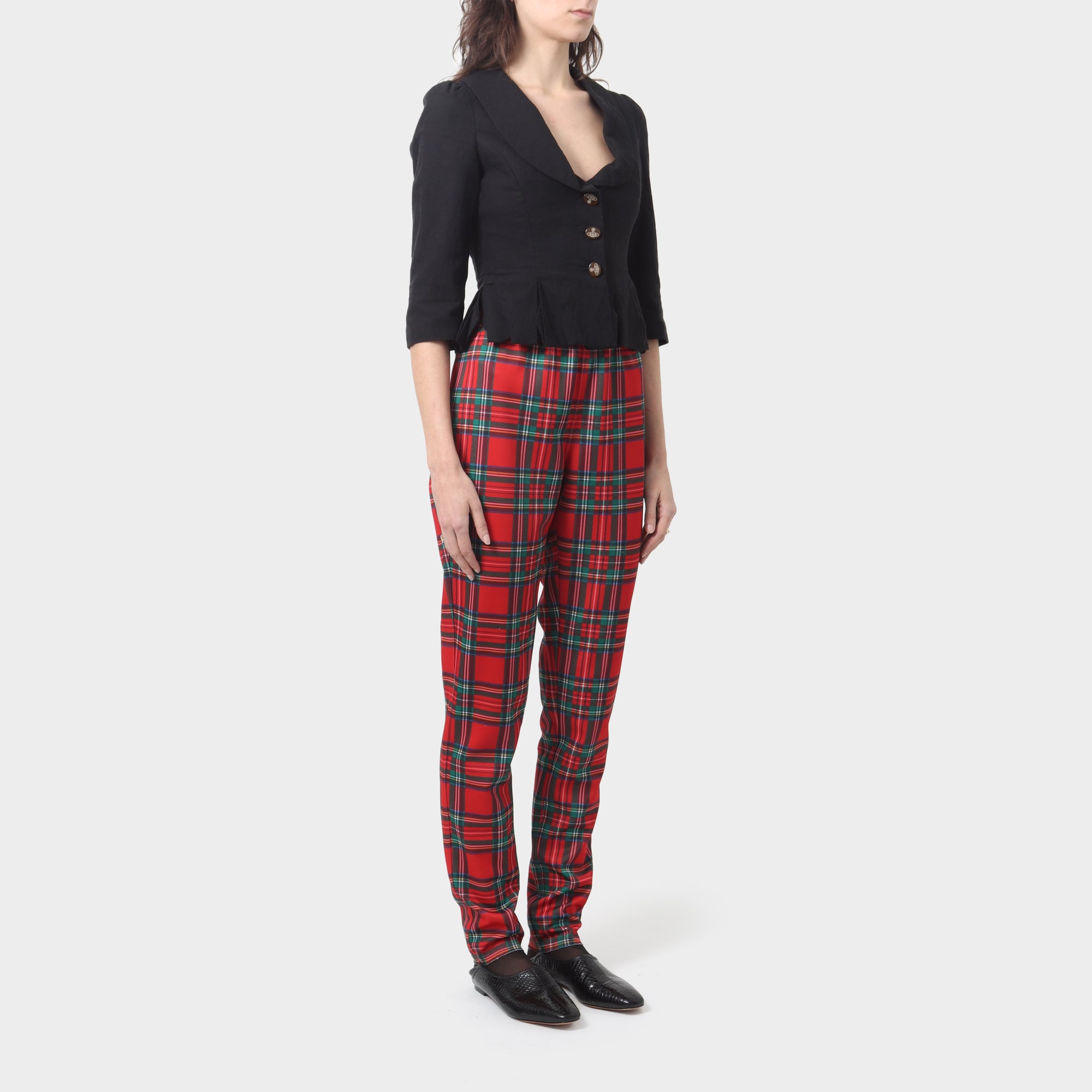 Comme des Garçons Tartan Leggings