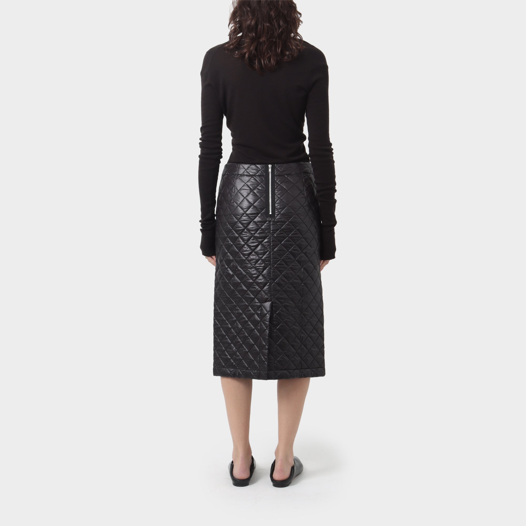 Comme des Garçons Tricot Quilted Polyester Skirt