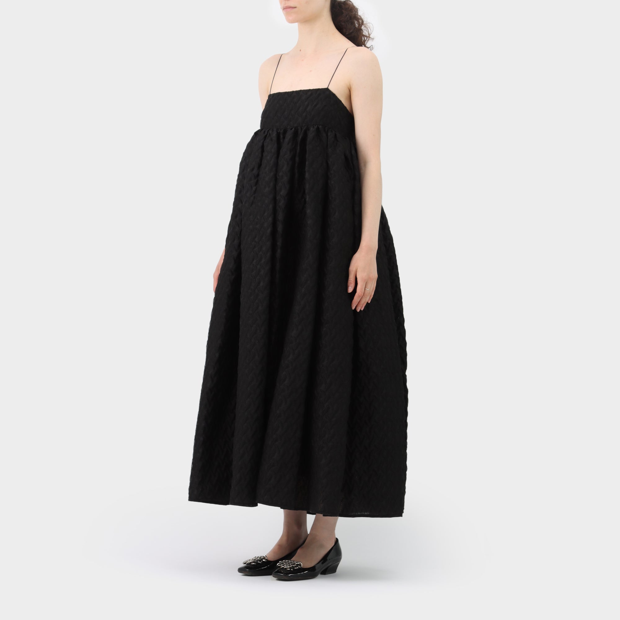 Black cecile Bahnsen NWT linen blend Beth dress, 8