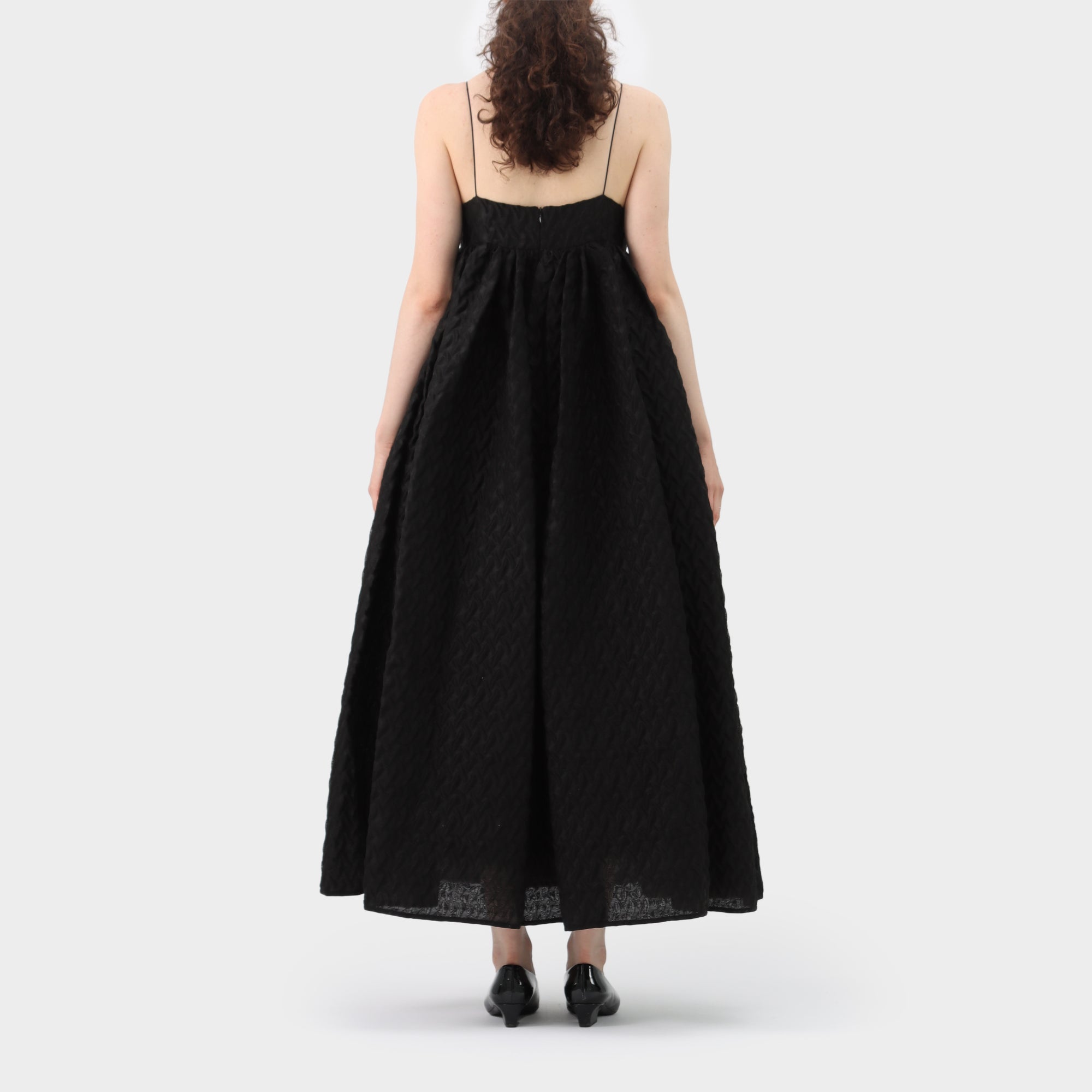 Black cecile Bahnsen NWT linen blend Beth dress, 8