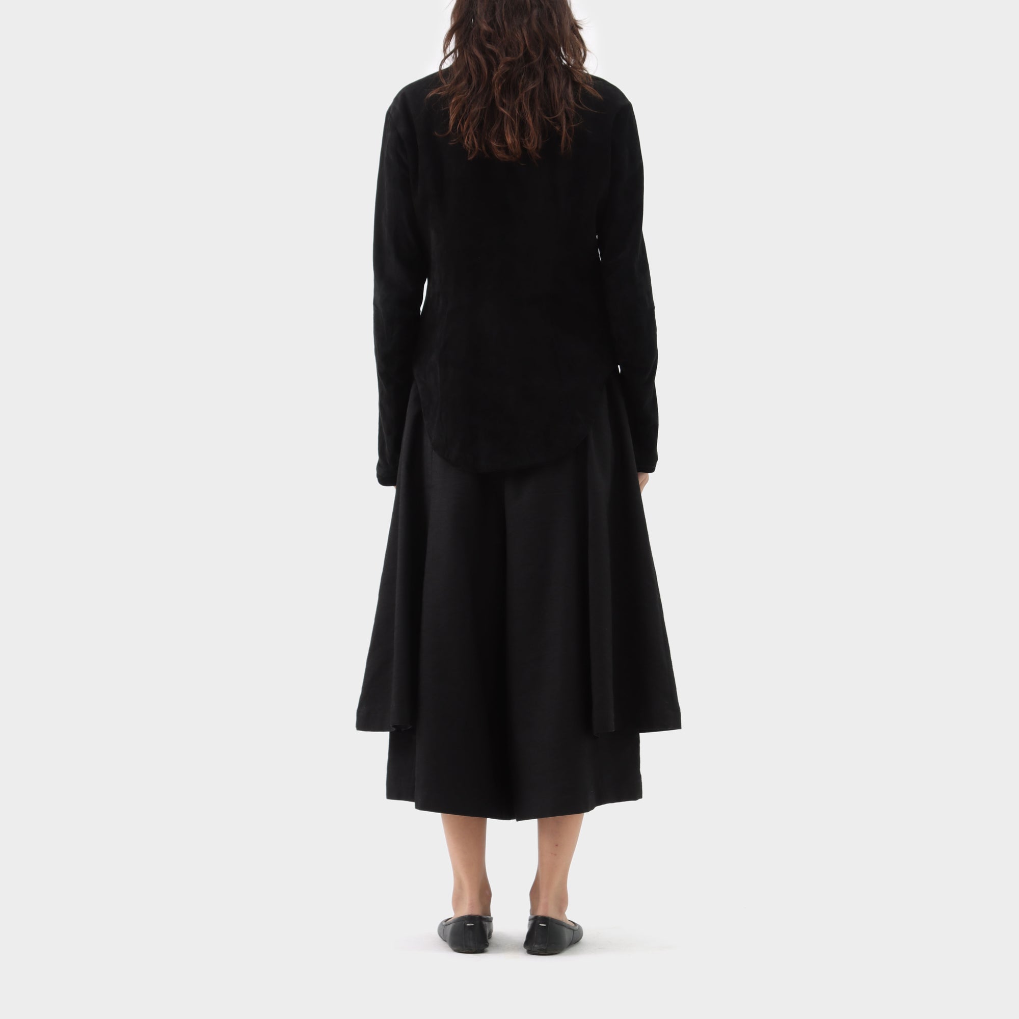 Christian Peau Lamb Leather Suede Fitted Jacket