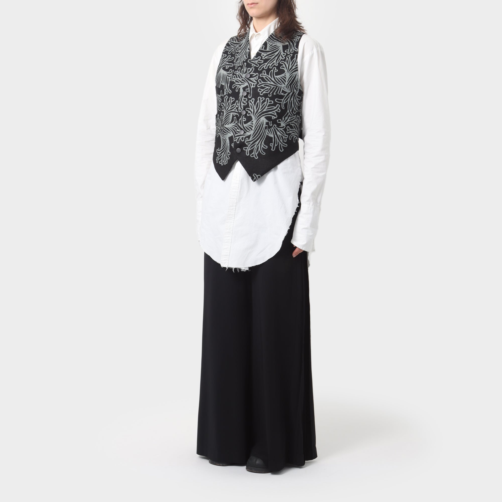 Christopher Nemeth Painted Linen Vest