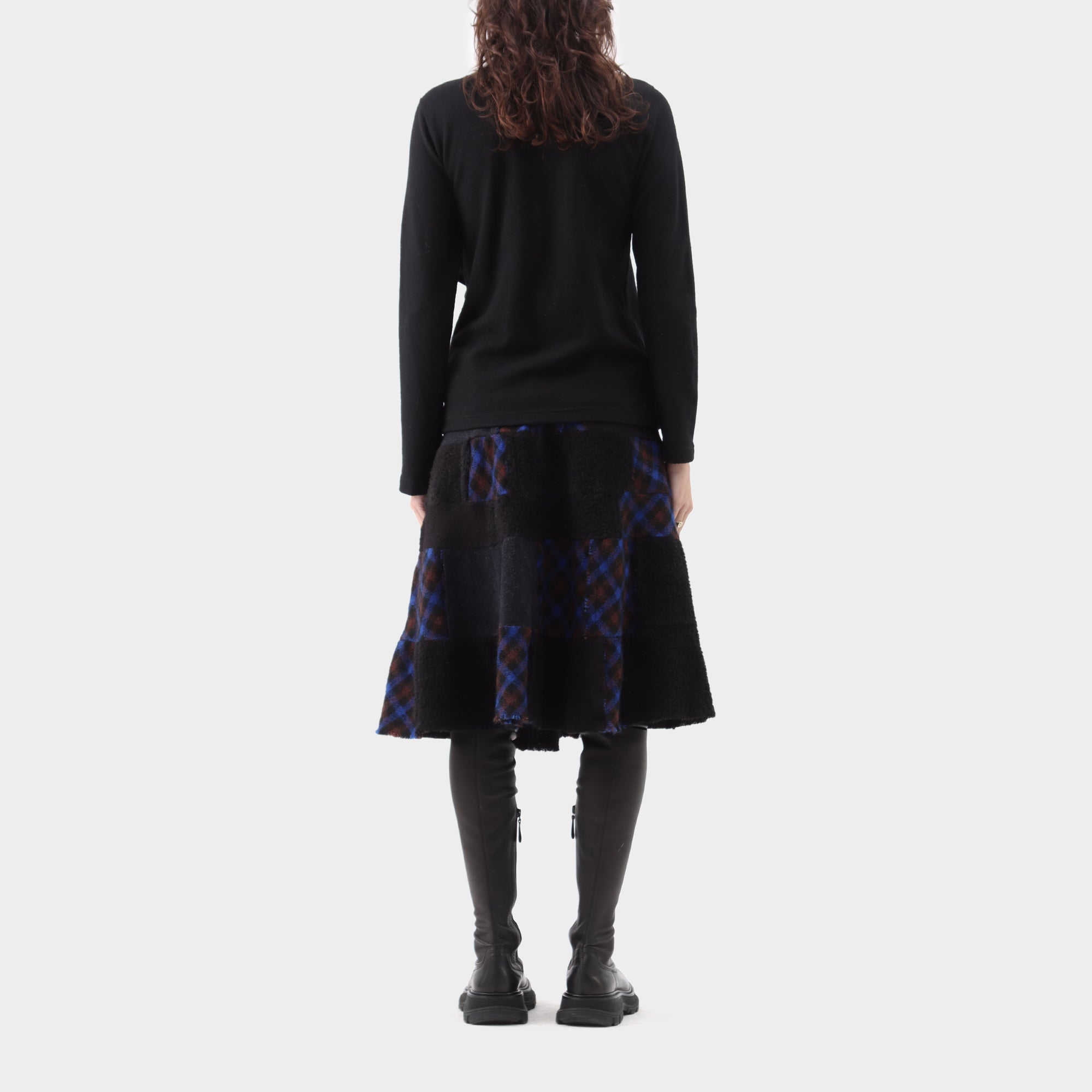 Comme des Garçons Wool Bow Long Sleeve Top