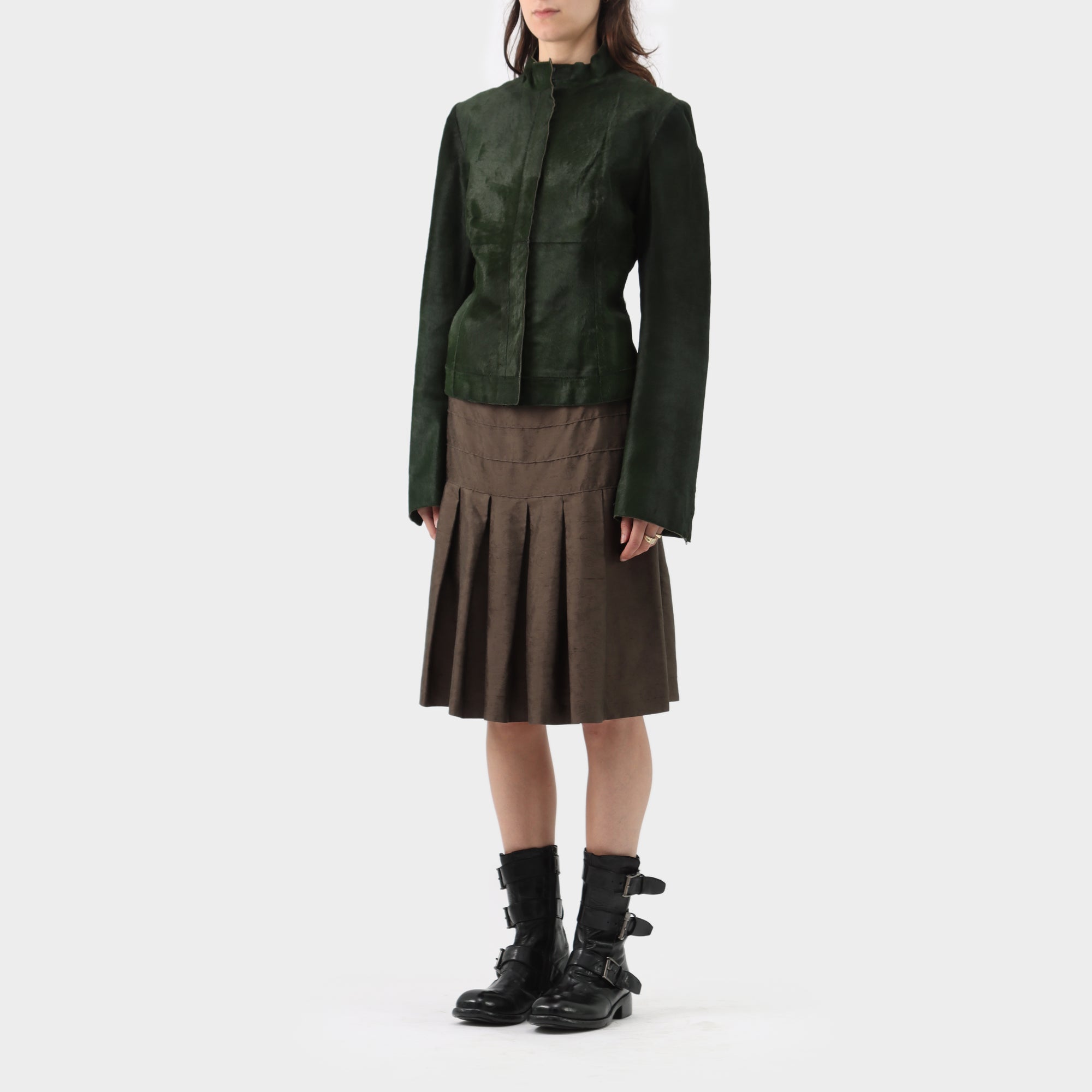 Costume National Dyed Cow Hide Jacket