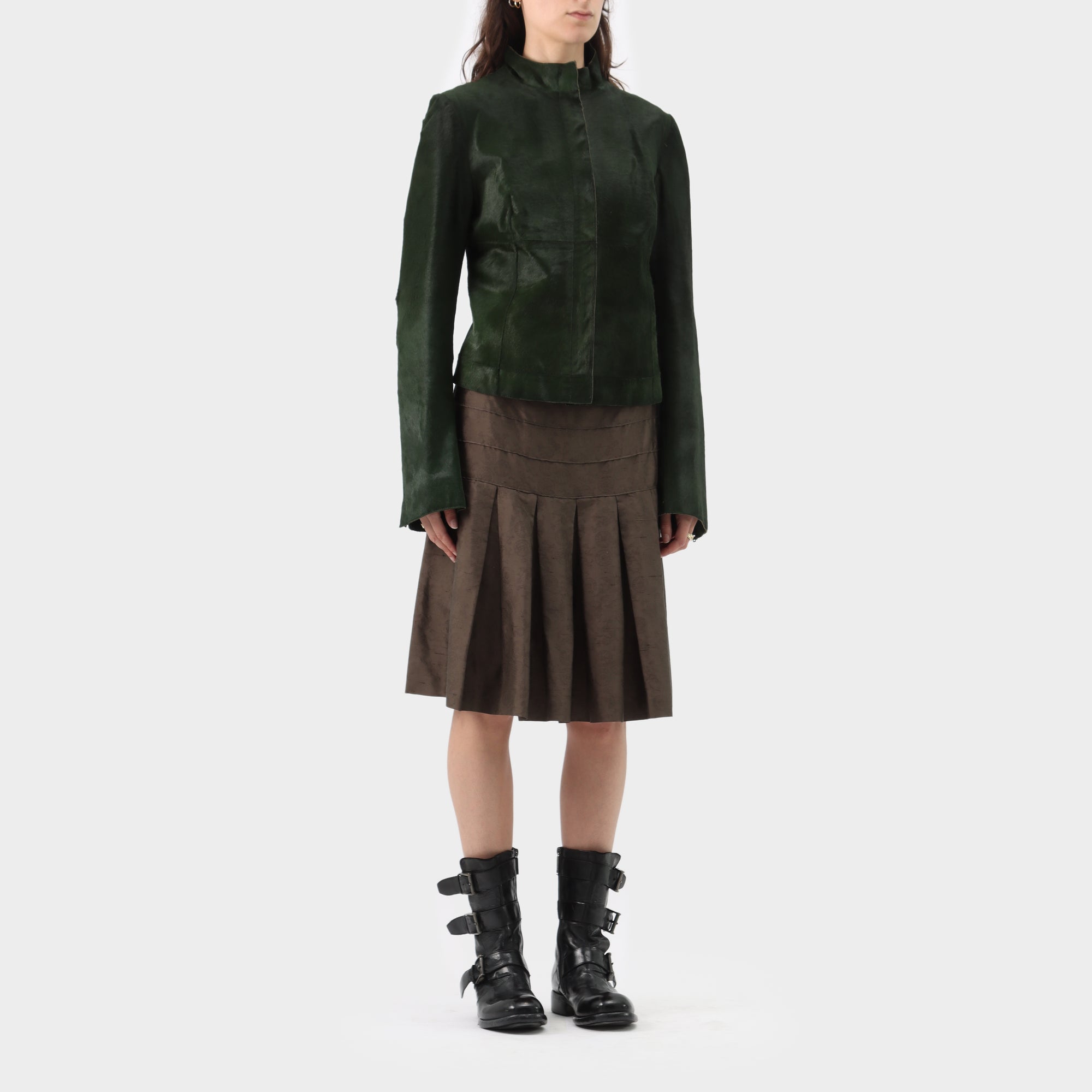 Costume National Dyed Cow Hide Jacket