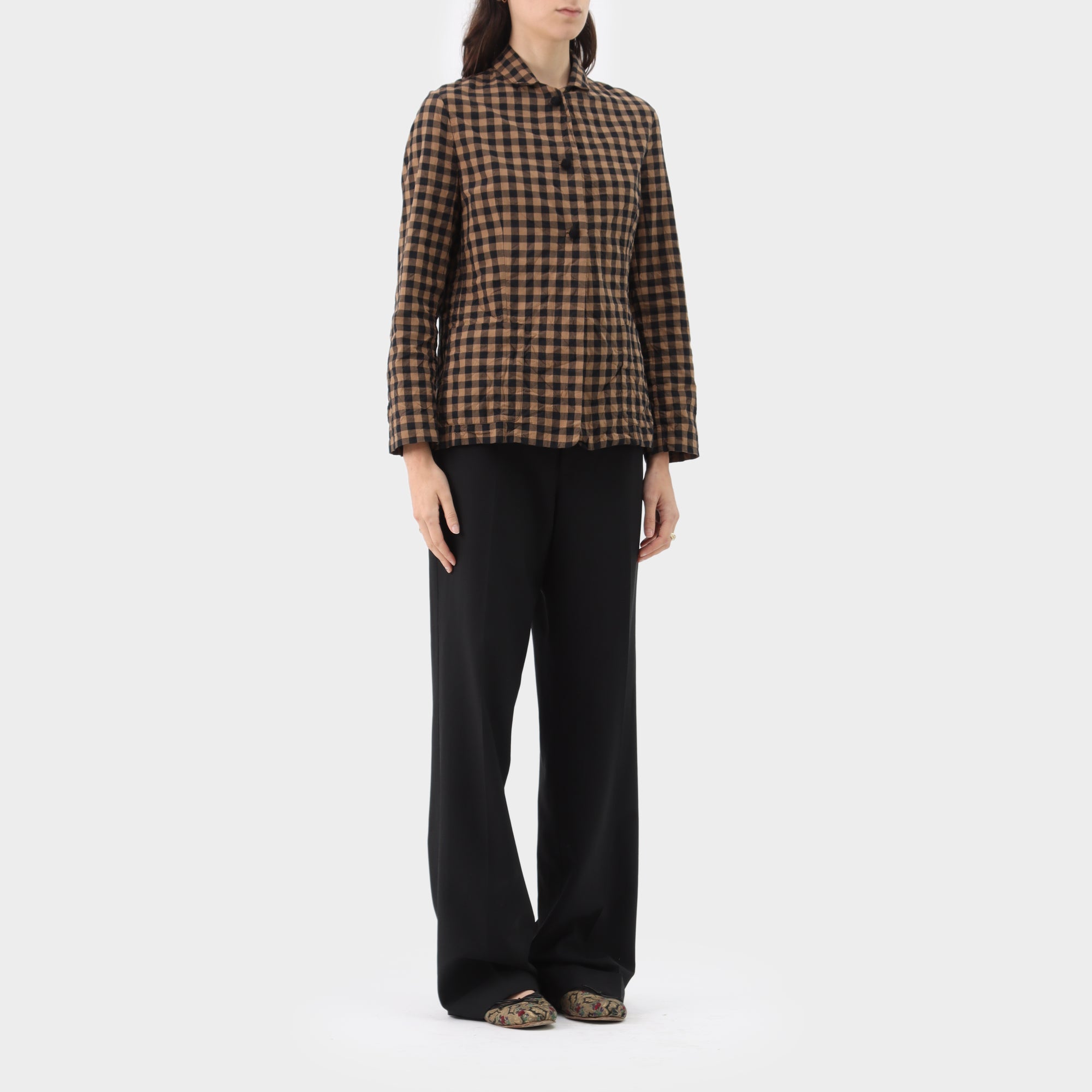 Daniela Gregis Check Cotton Jacket
