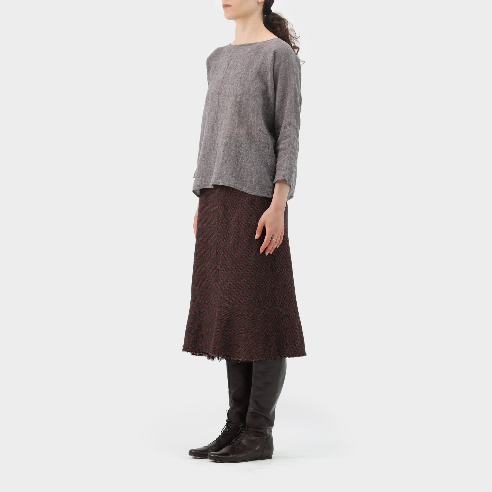 Daniela Gregis Shirt Collo Tondo Stretta Lavata
