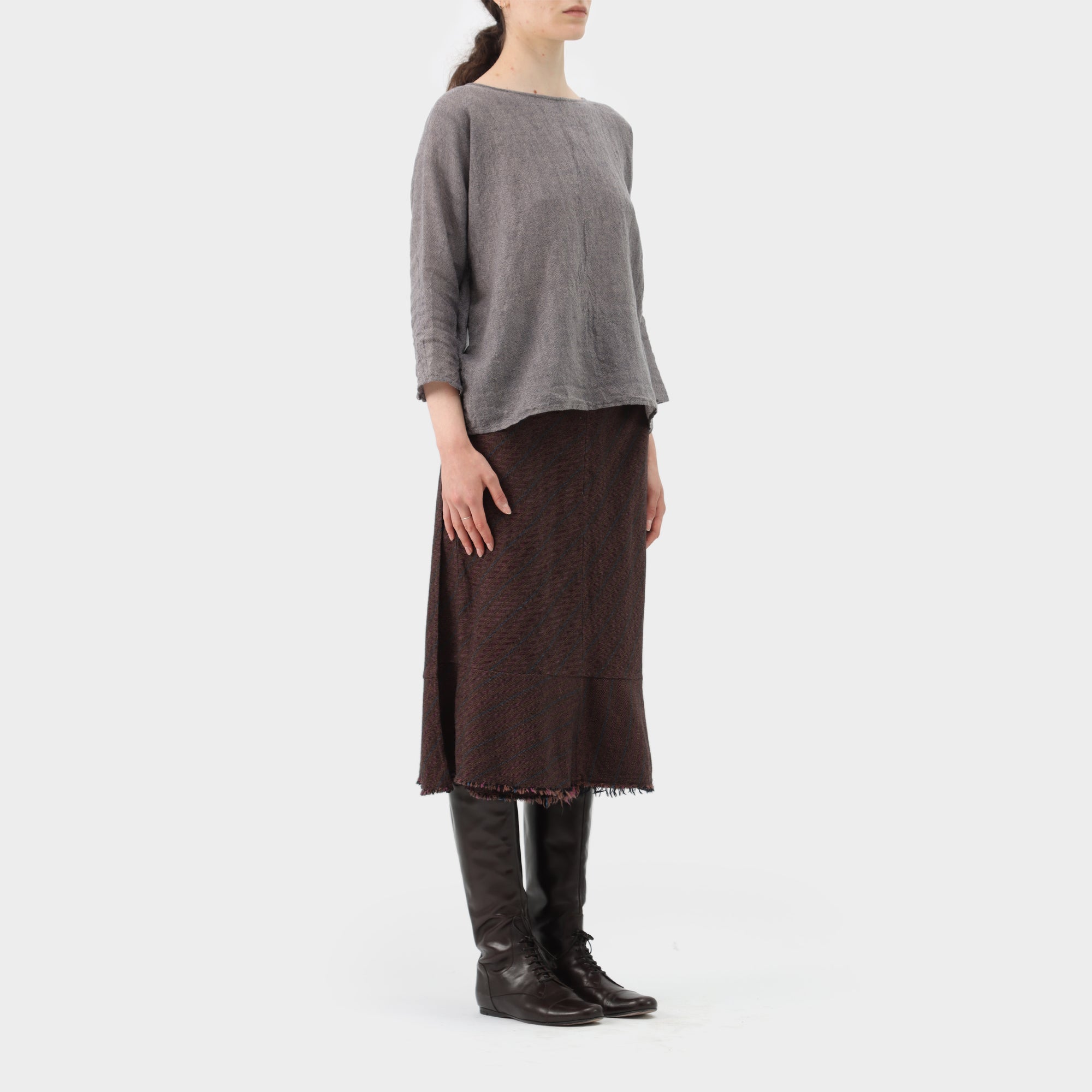 Daniela Gregis Shirt Collo Tondo Stretta Lavata