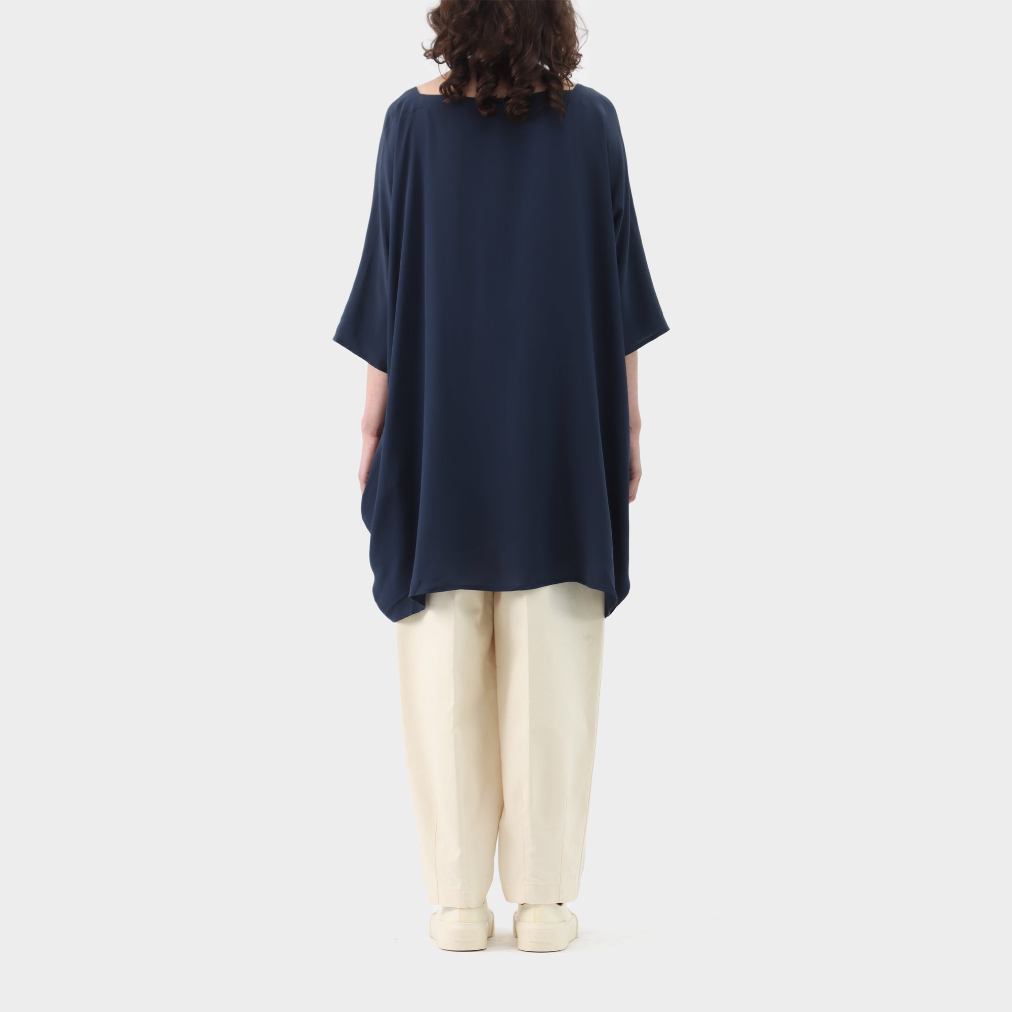 Daniela Gregis Silk short sleeved tunic with pockets