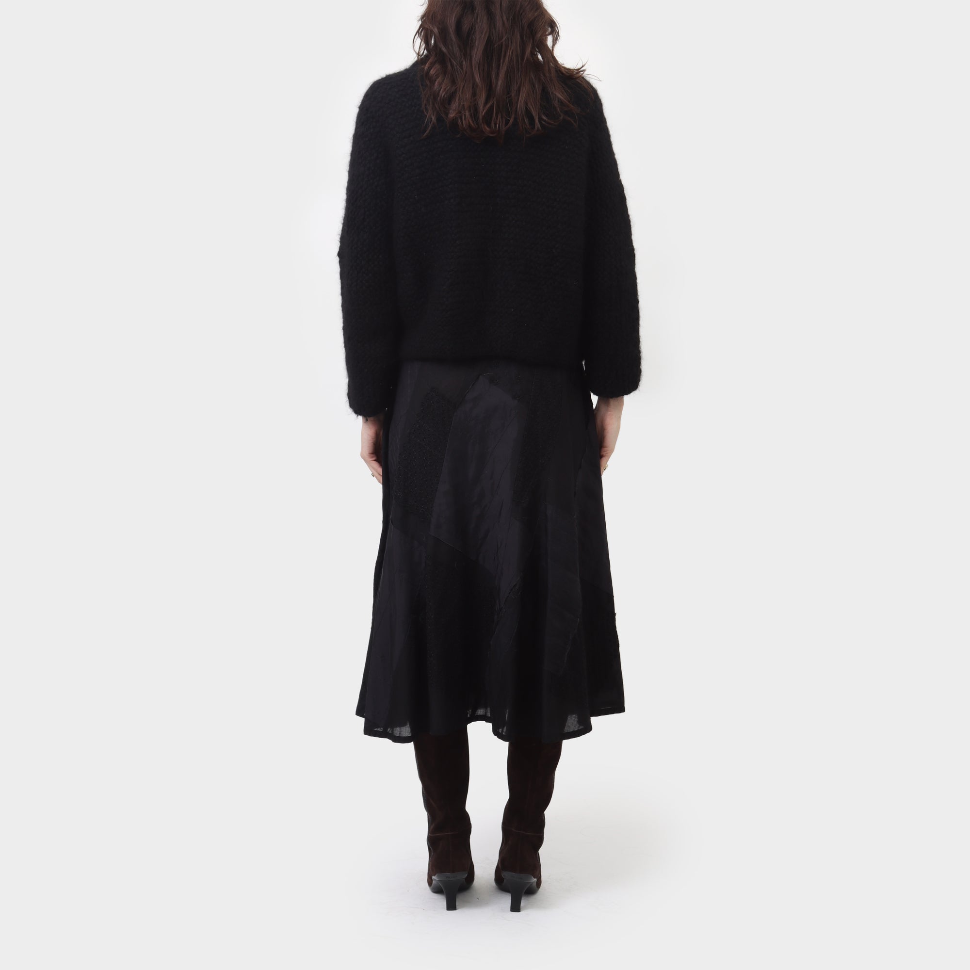 Daniela Gregis Knitted Cashmere Cardigan with Pin Closure