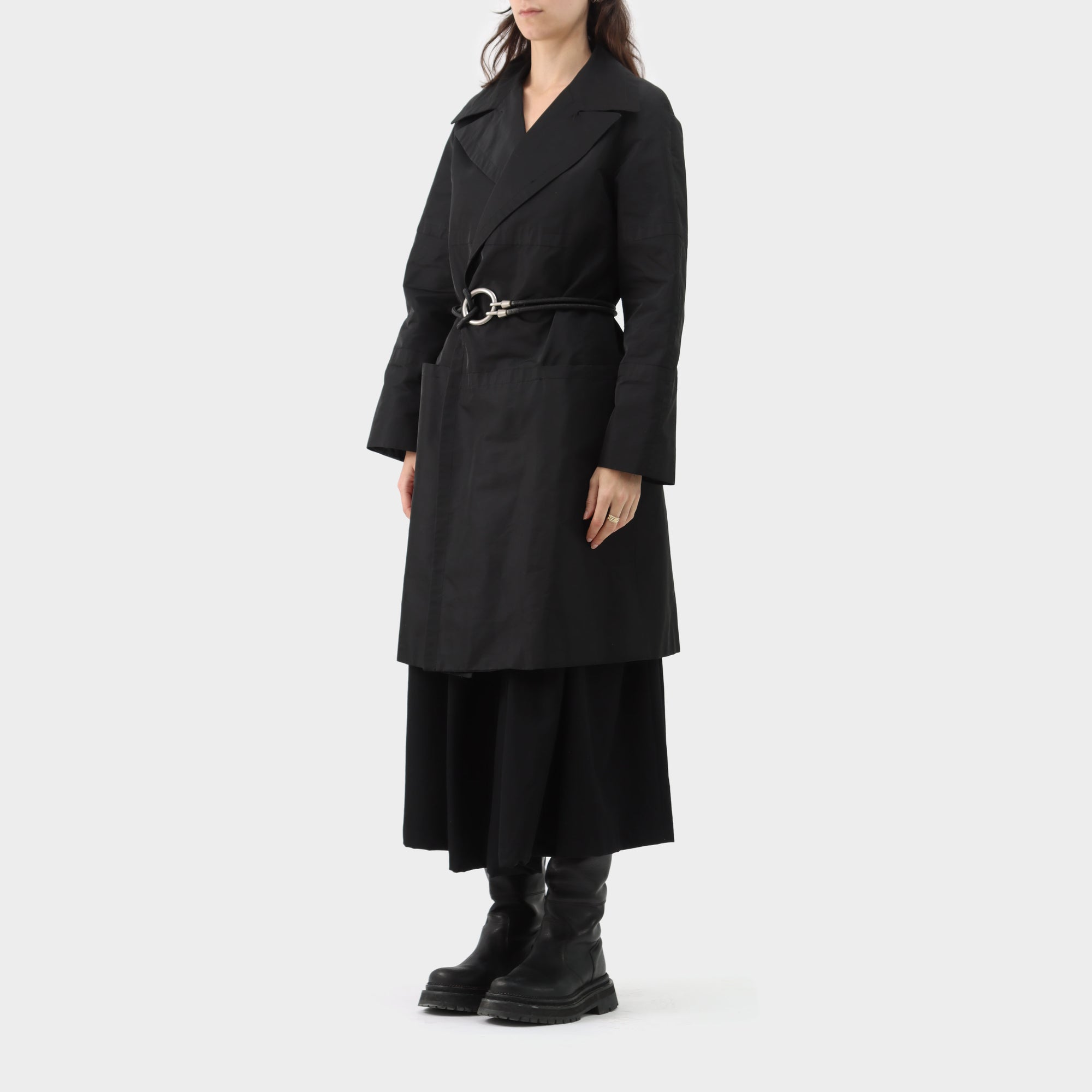 Dirk Bikkembergs Bungee Cord Trench Coat