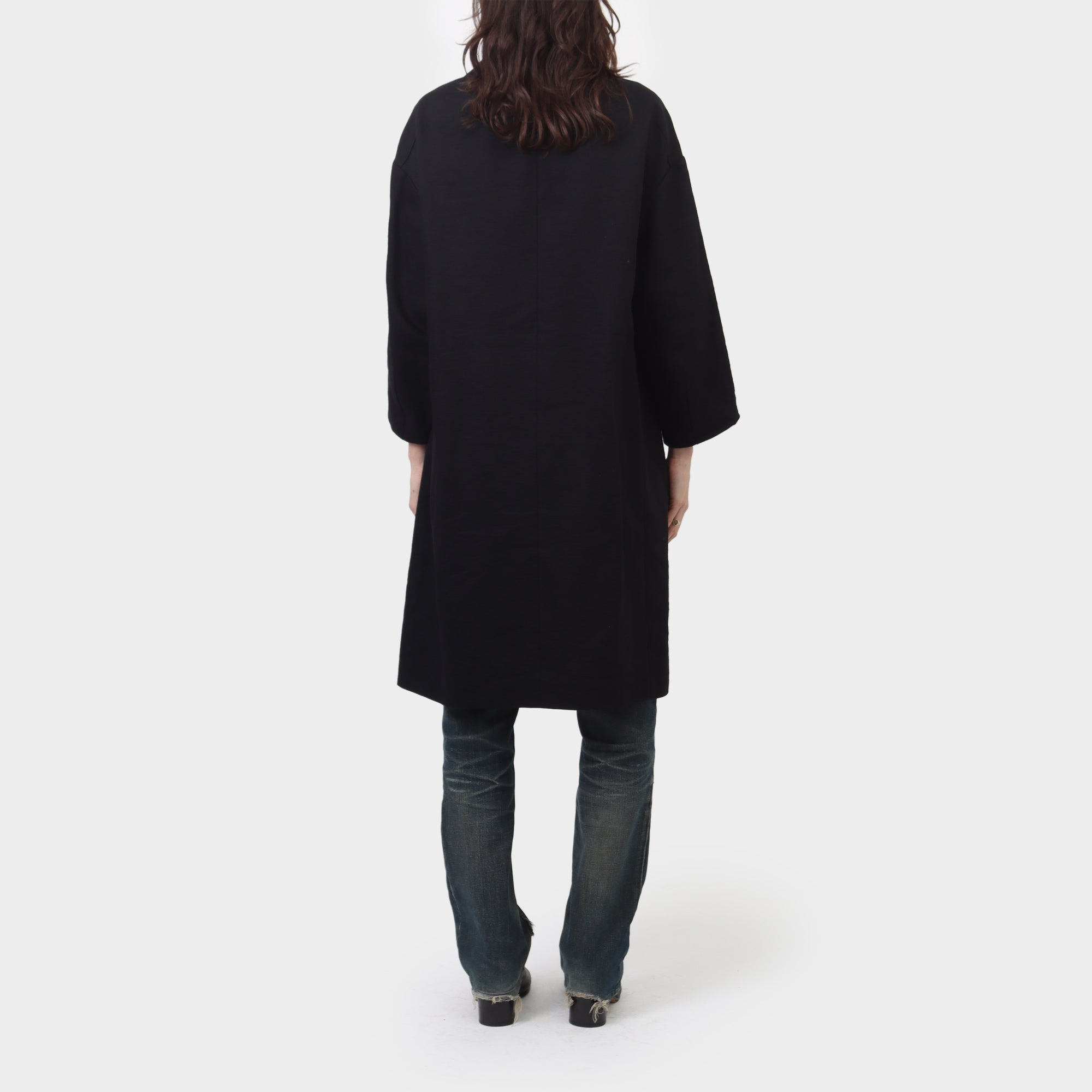 Dries van Noten Linen Wrap Coat