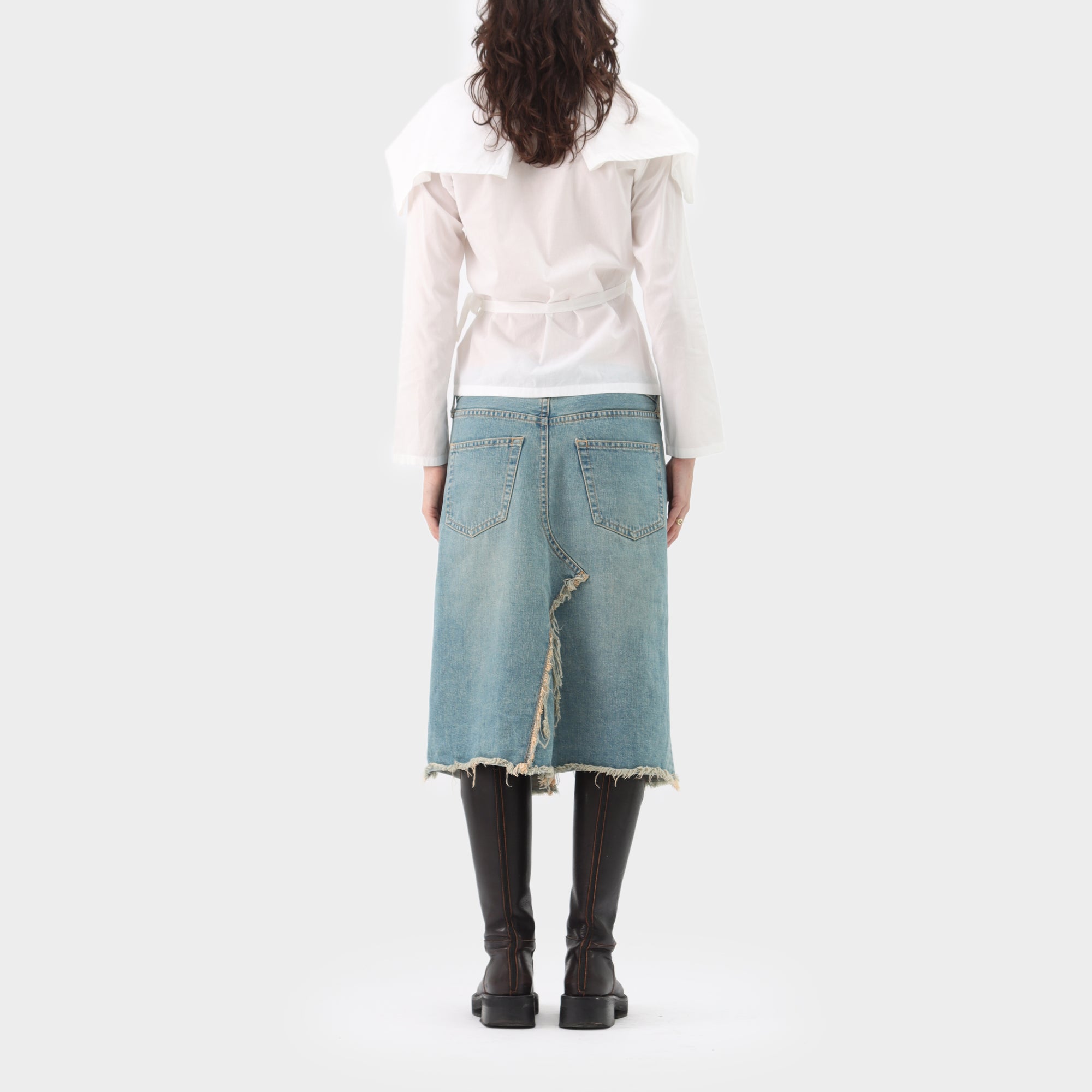 Dries van Noten Split Collar Wrap Shirt