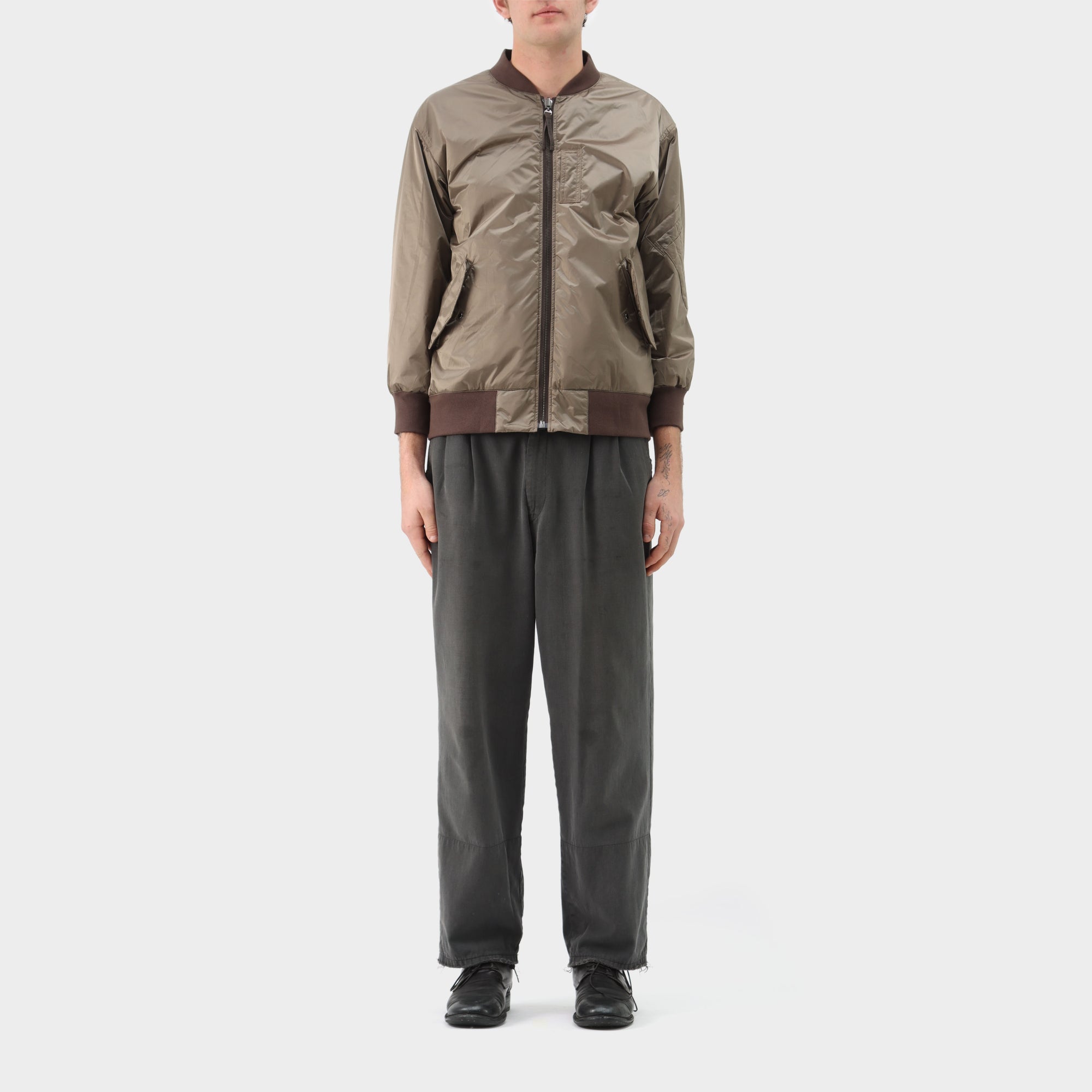 Helmut Lang Reversible Nylon Bomber Jacket