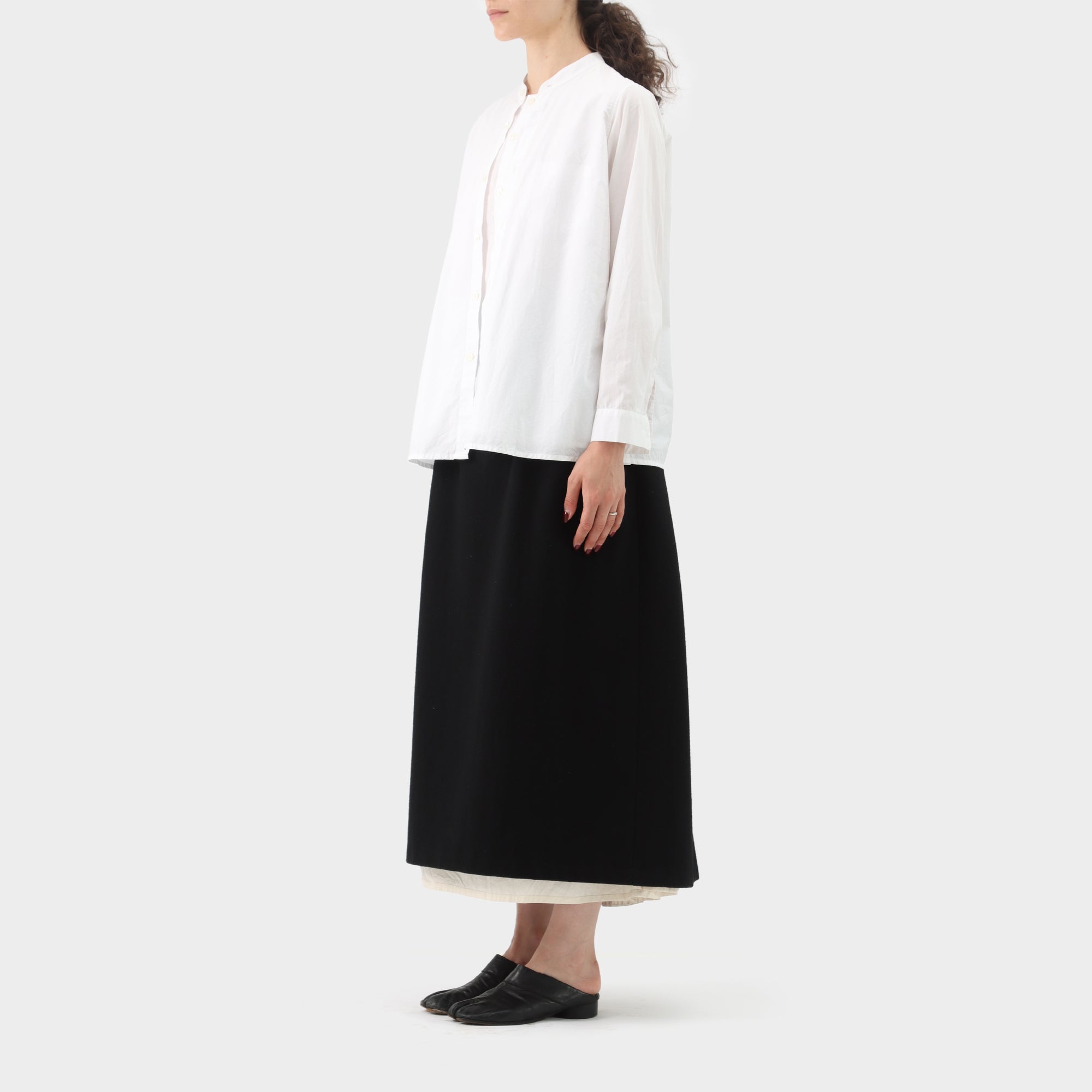 École de Curiosités Double Layered Cotton Button Down