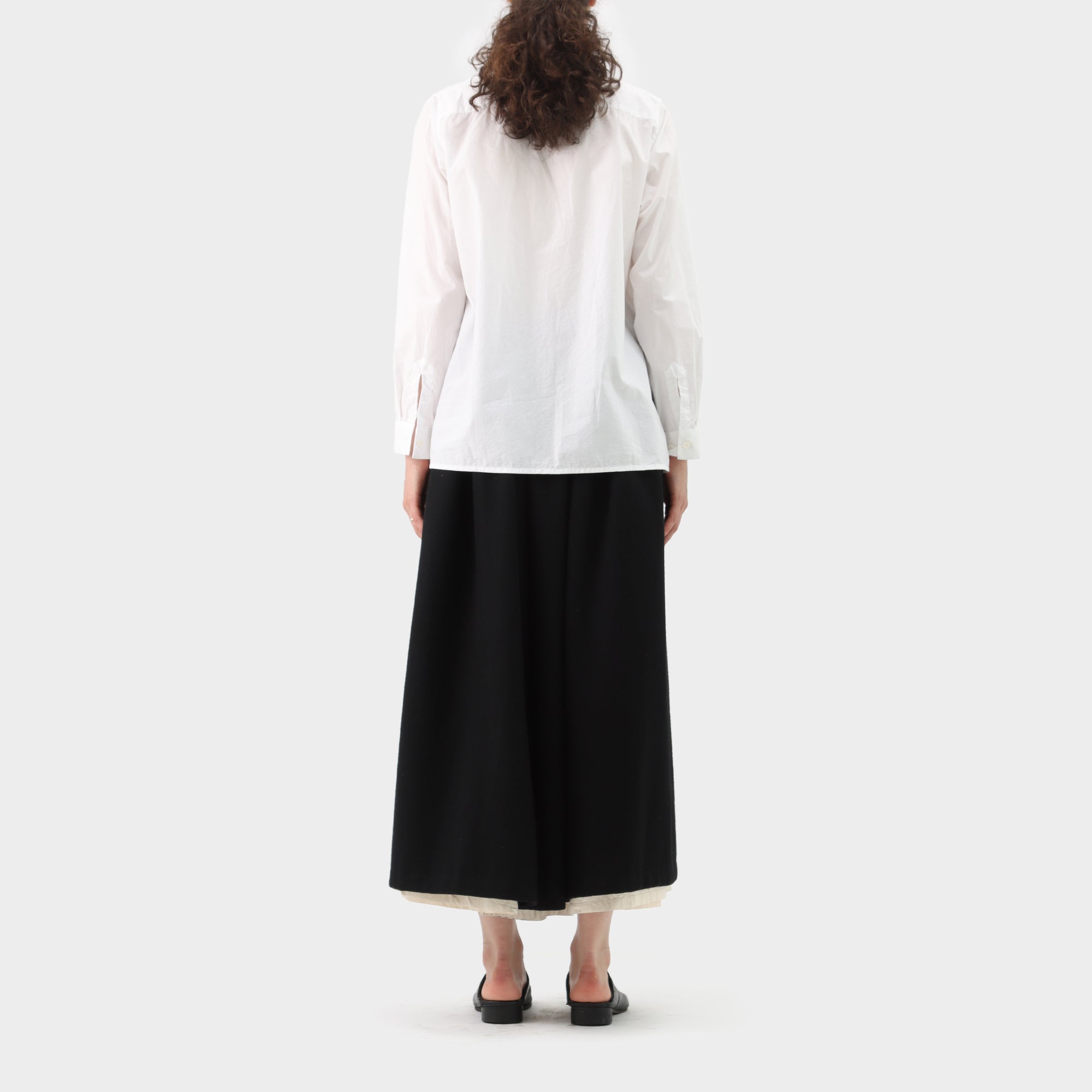 École de Curiosités Double Layered Cotton Button Down
