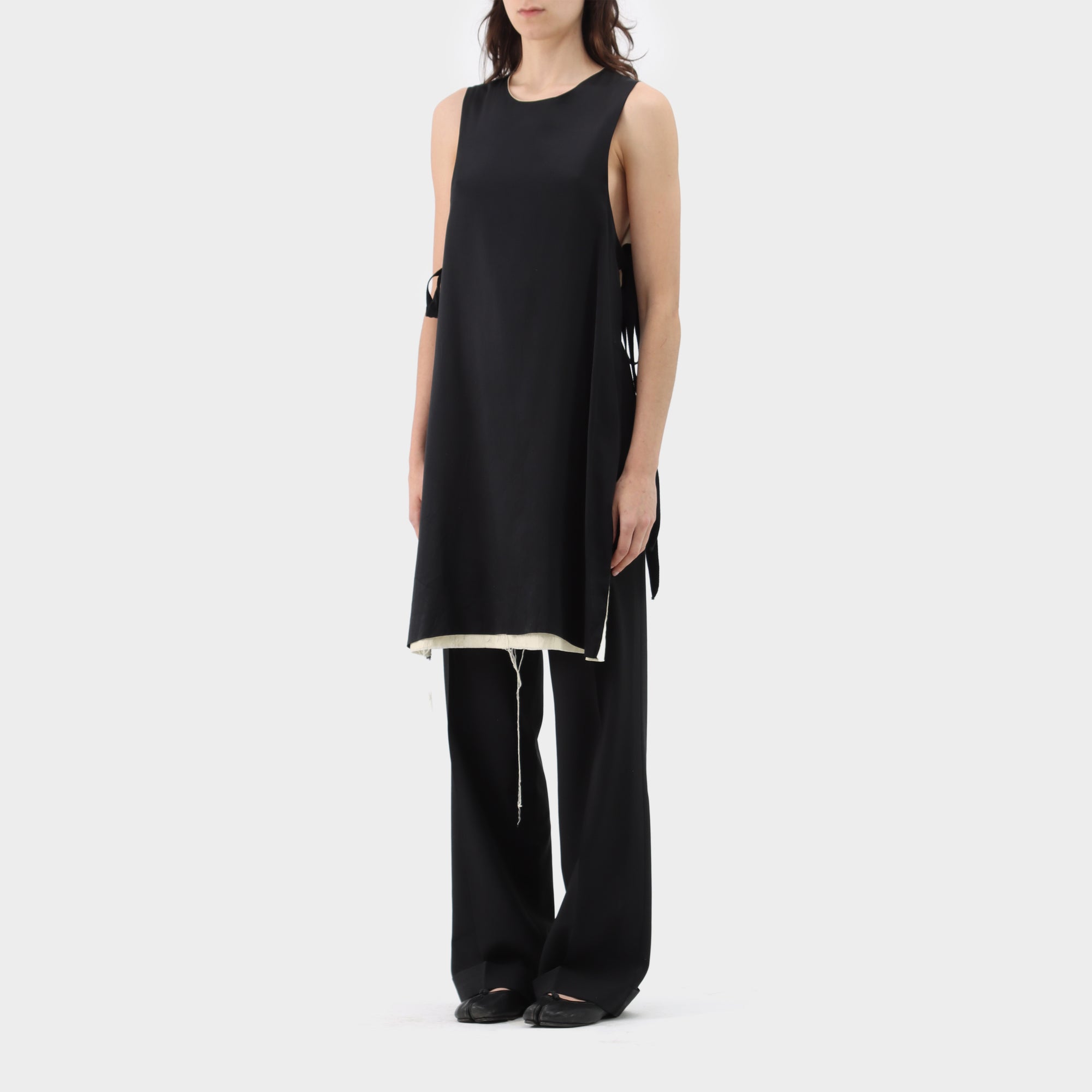 Elena Dawson Silk Apron Dress
