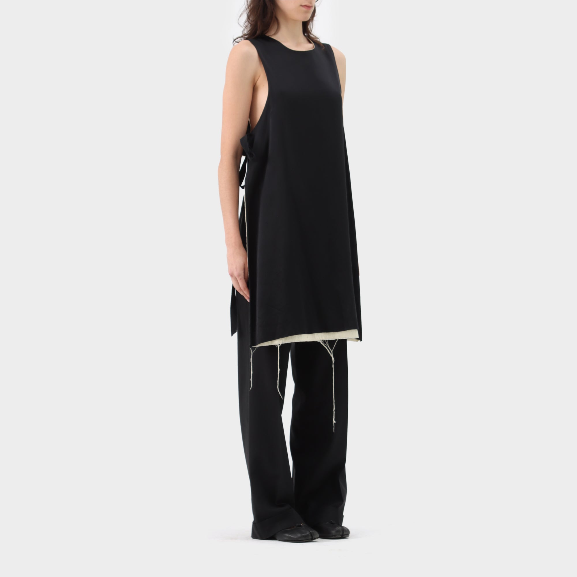 Elena Dawson Silk Apron Dress