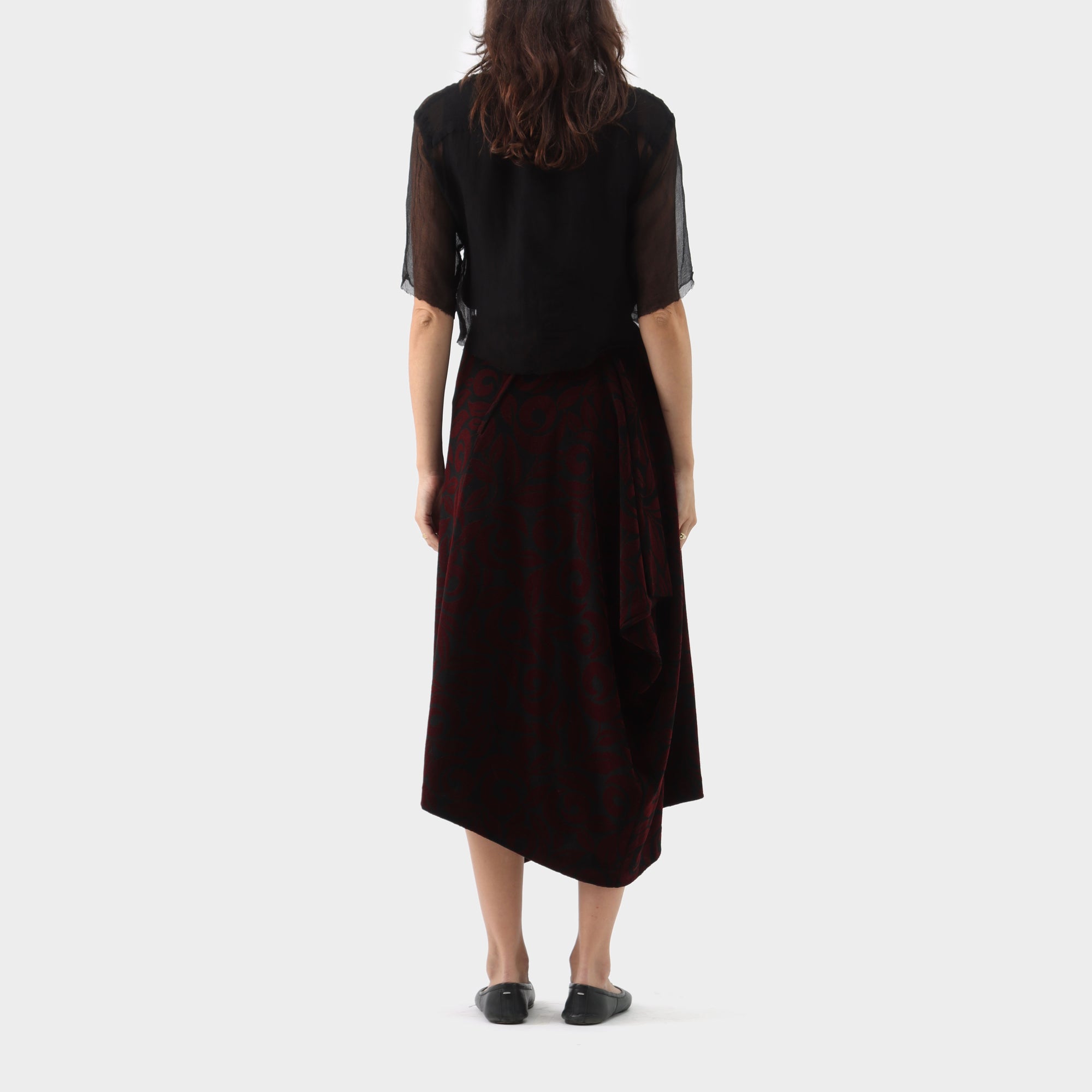 Elena Dawson Sheer Silk Cardigan