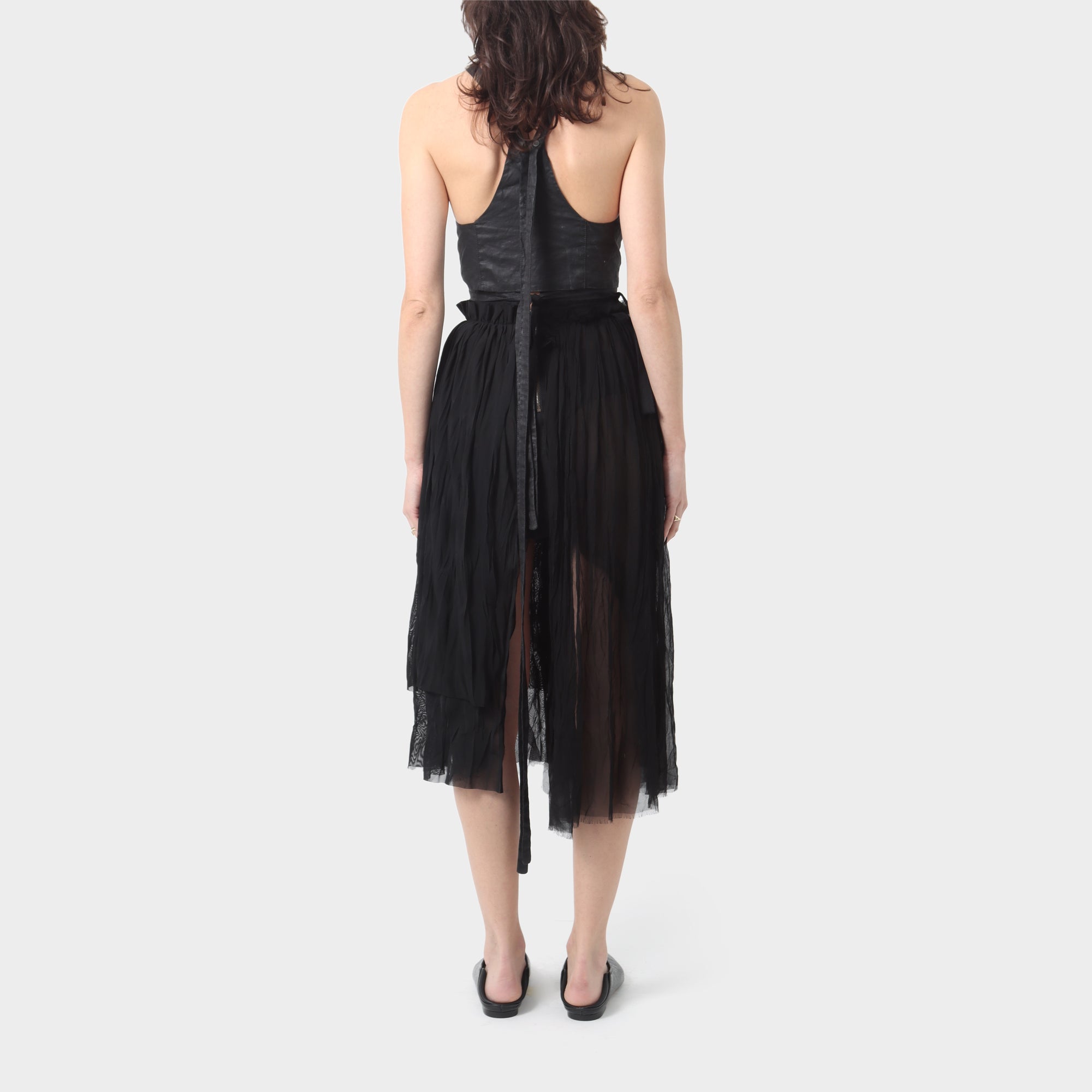 Elena Dawson Layered Chiffon and Tulle Skirt