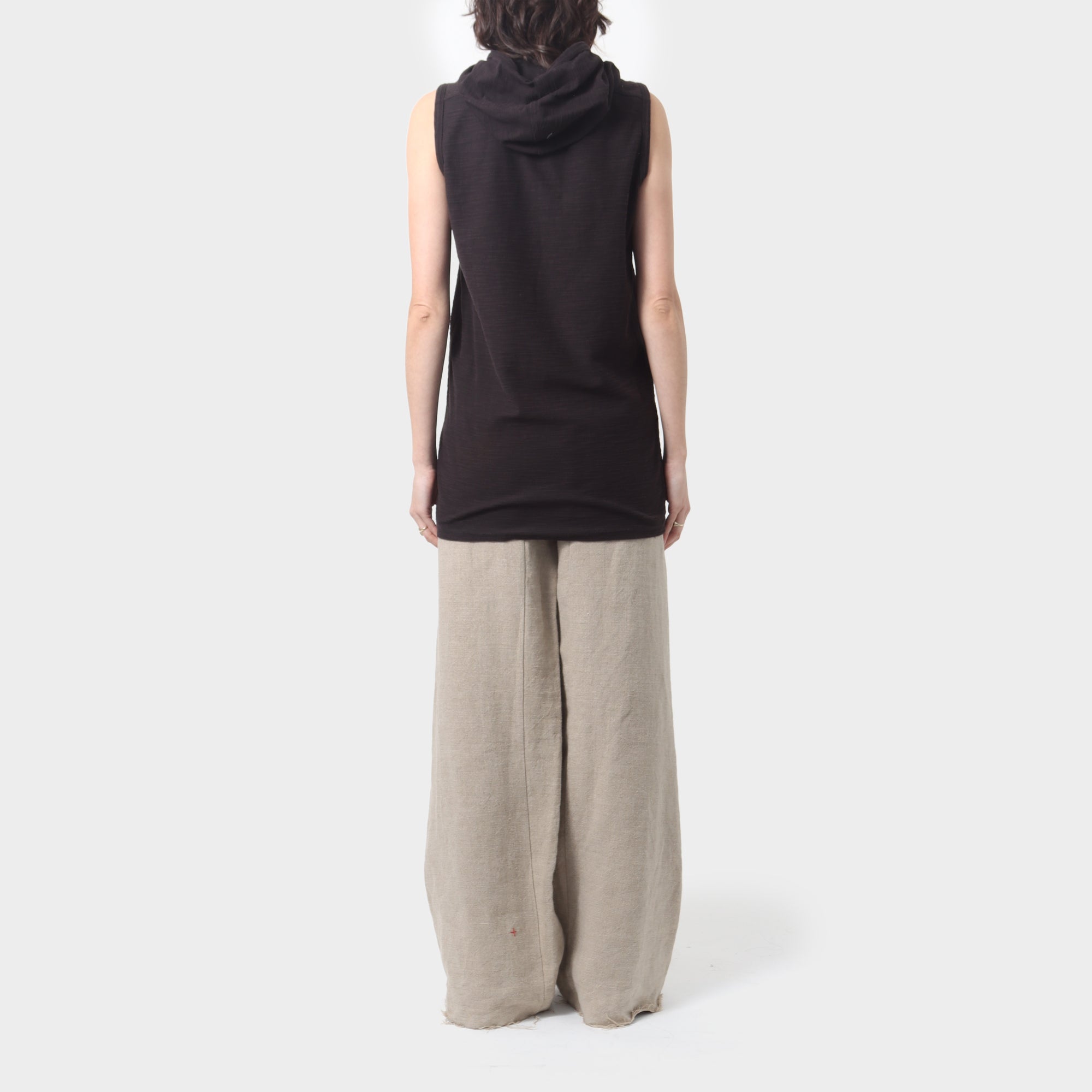 Forme 3'3204322896 Textured Cotton Snood Hooded Tank